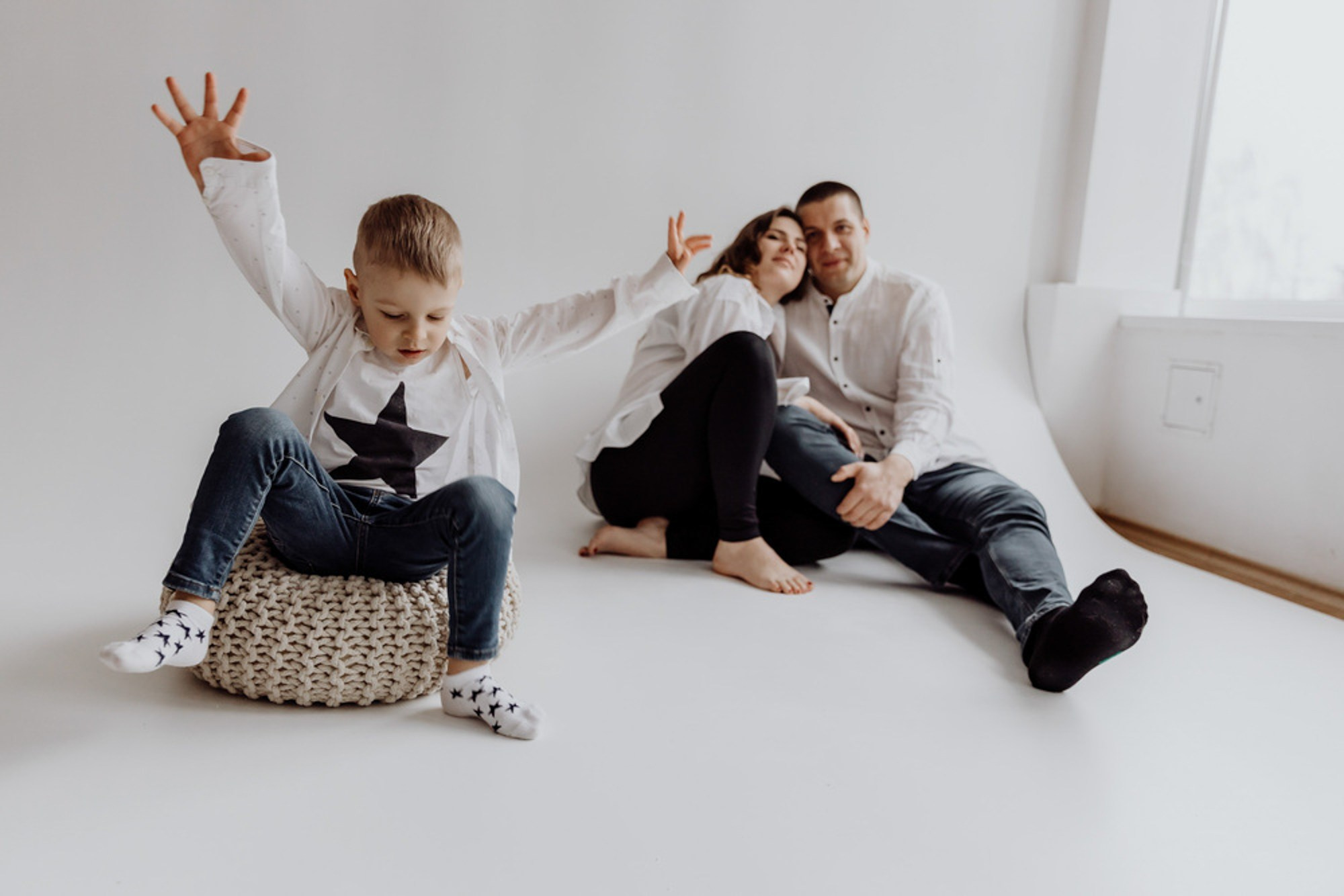 Сімейна студійна фотосесія. Photokostin.com