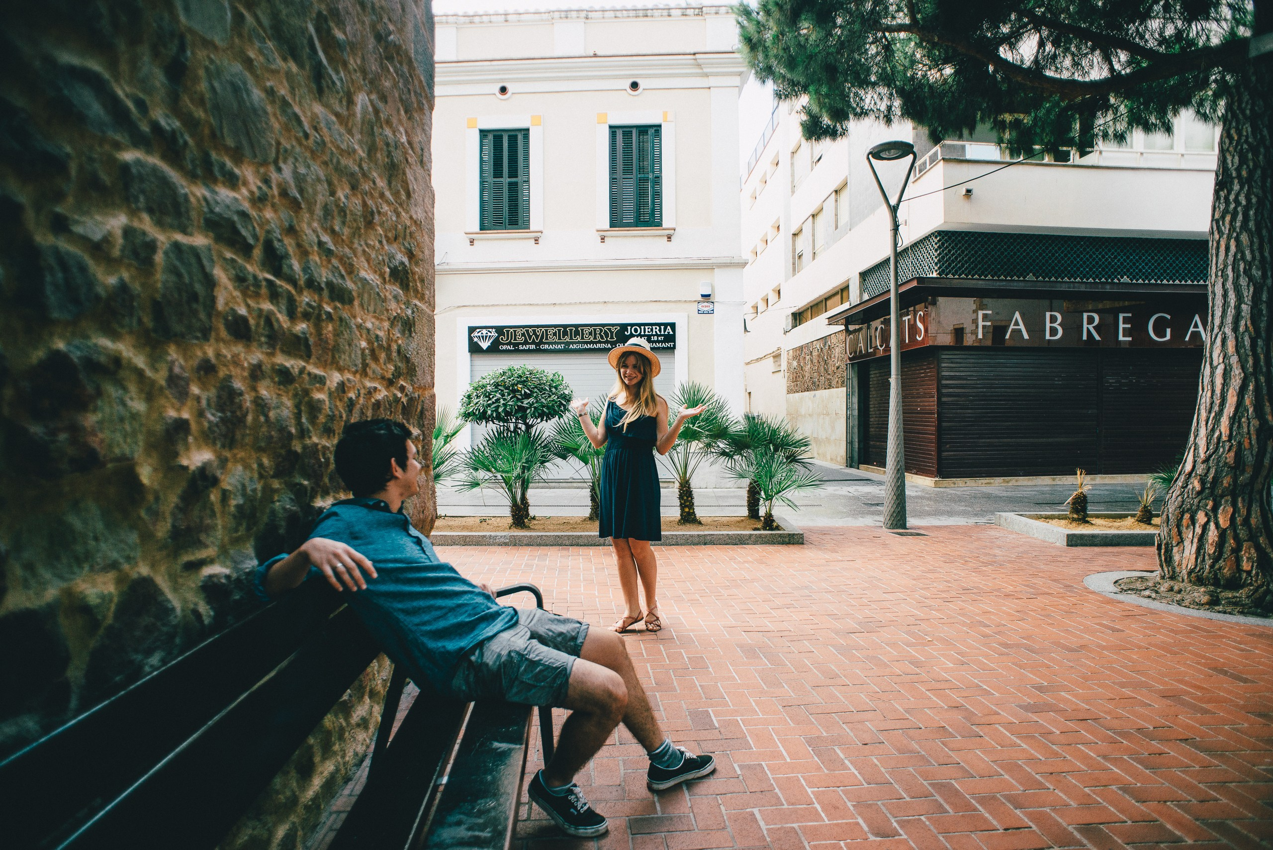 Ксюша и Энрике небольшой экспромт в Ллорет де мар. Фотограф в стране Басков