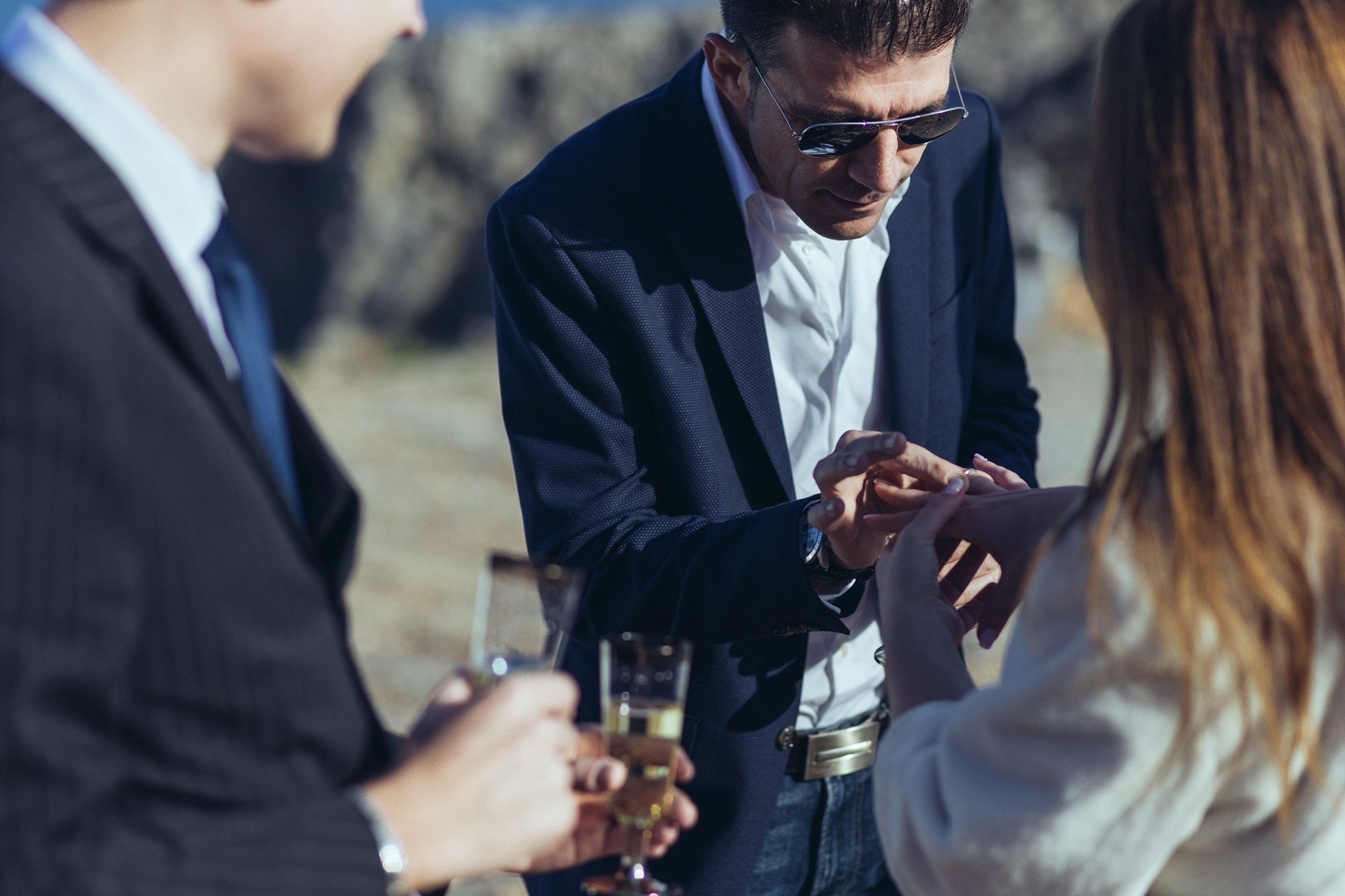 Ronalds & Svetlana, Crete. Denny Savon — Photographer in Santorini | Weddings, Love Stories & Flying Dress