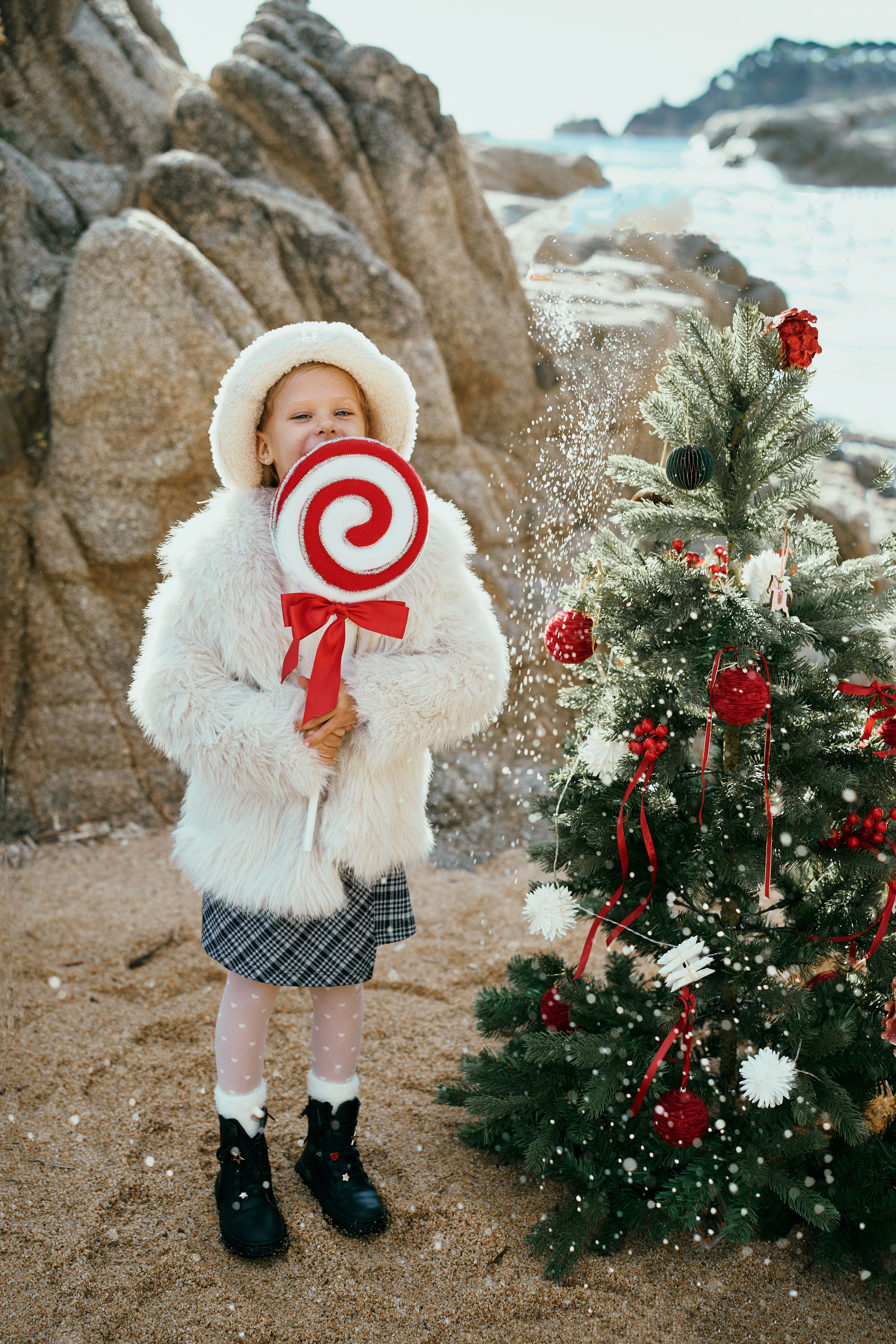 Рождество на пляже. Фотограф в Барселоне Жанна Захарченко