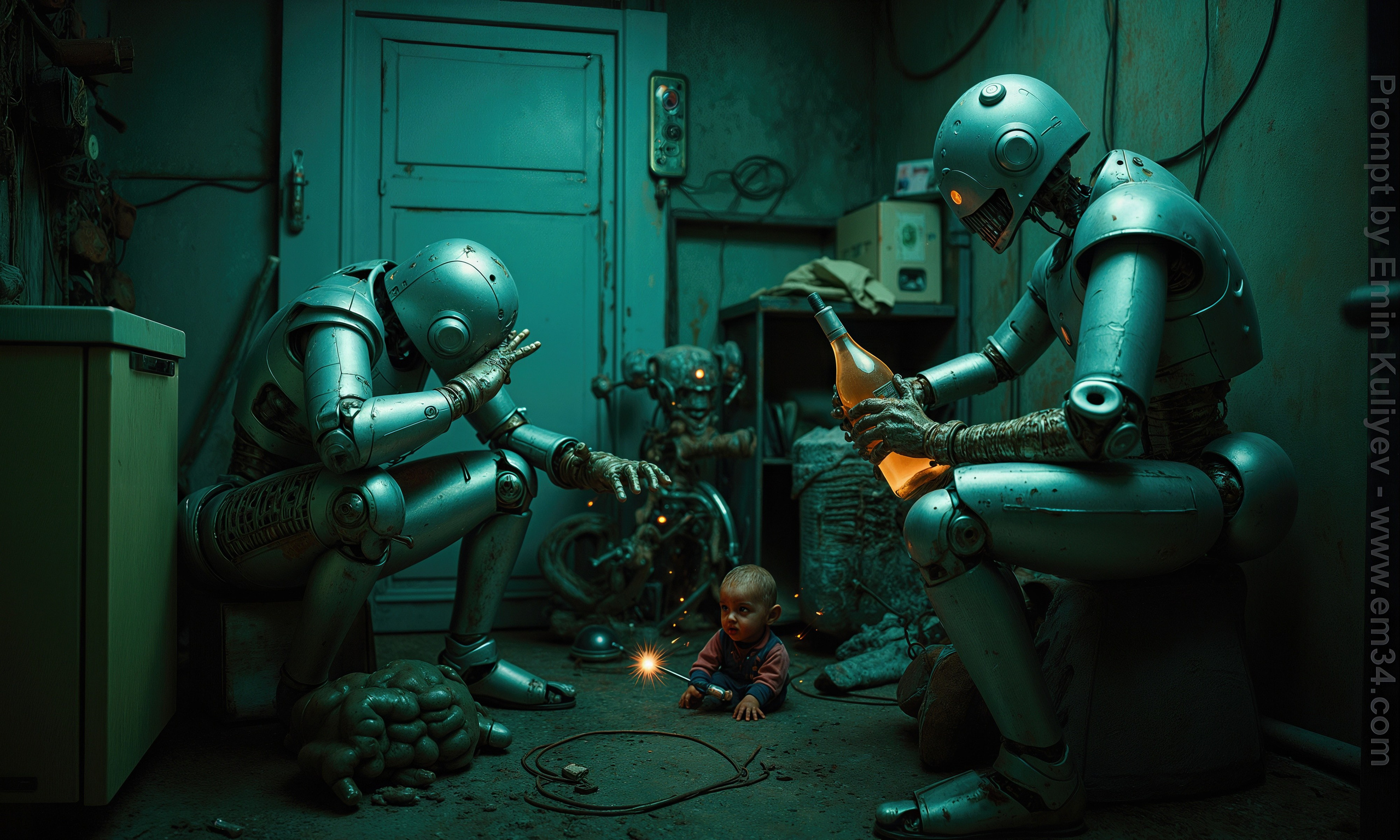 About robots world and not only — created these images in ComfyUI. Emin Kuliyev — Award-Winning Wedding Photojournalist NYC & USA | Best Wedding Photographer Known for Candid, Timeless Moments