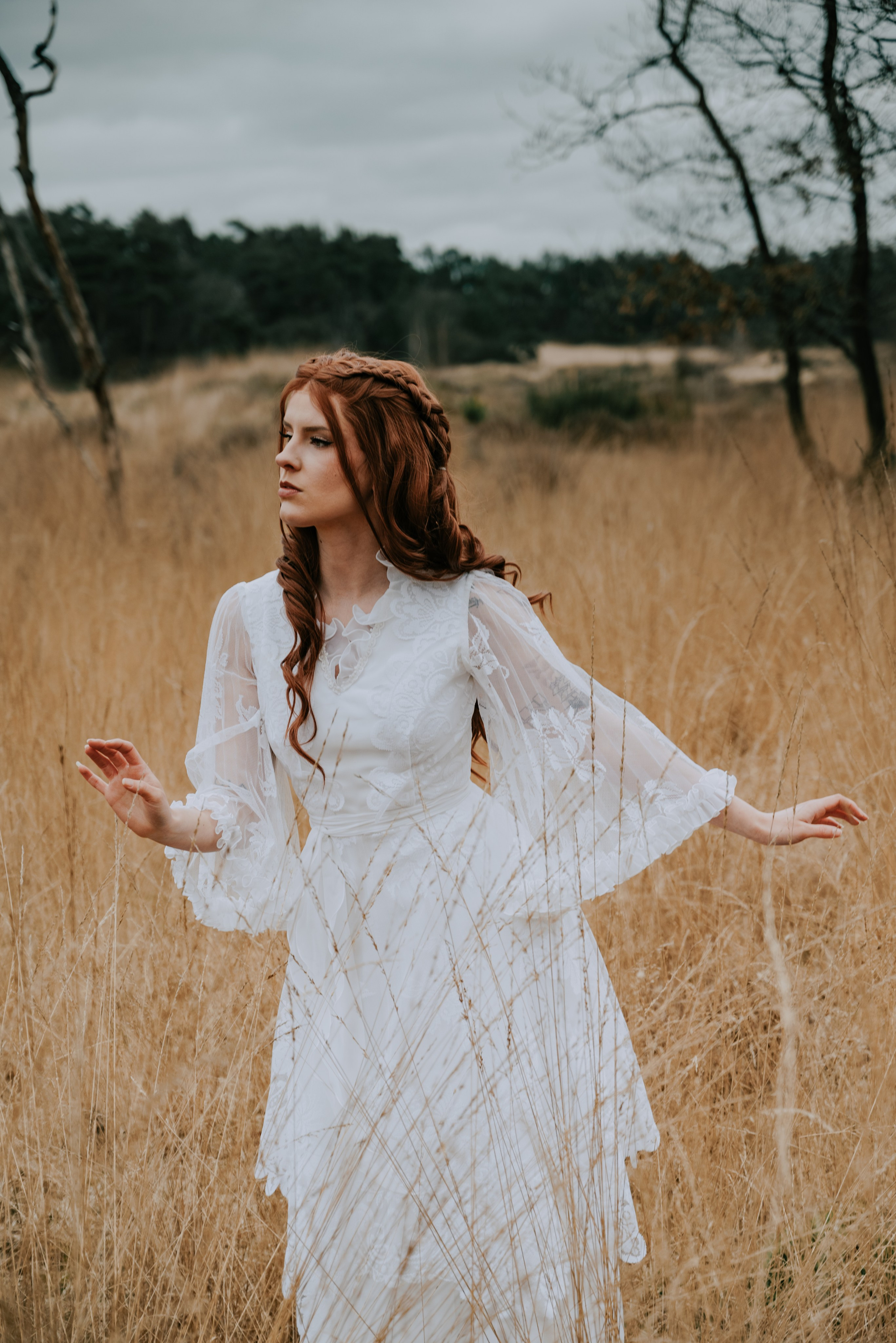 Dutch Folklore in the Fields of Lowlands, Witte Wieven. Moth & Moss Photography