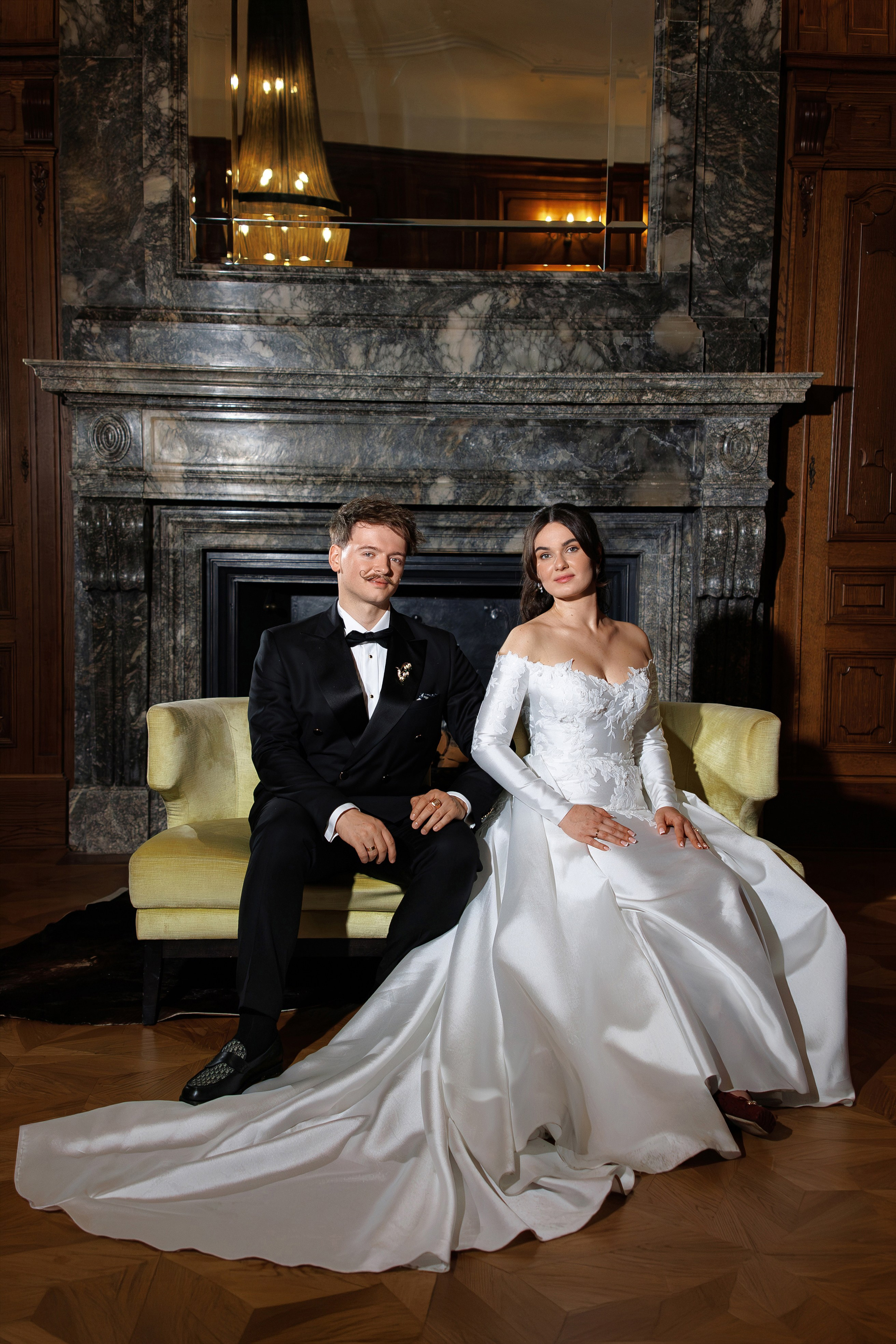 Wiktoria & Kacper. Pałac Goetz. Fotograf ślubny i rodzinny w Krakowie Yana Klymova