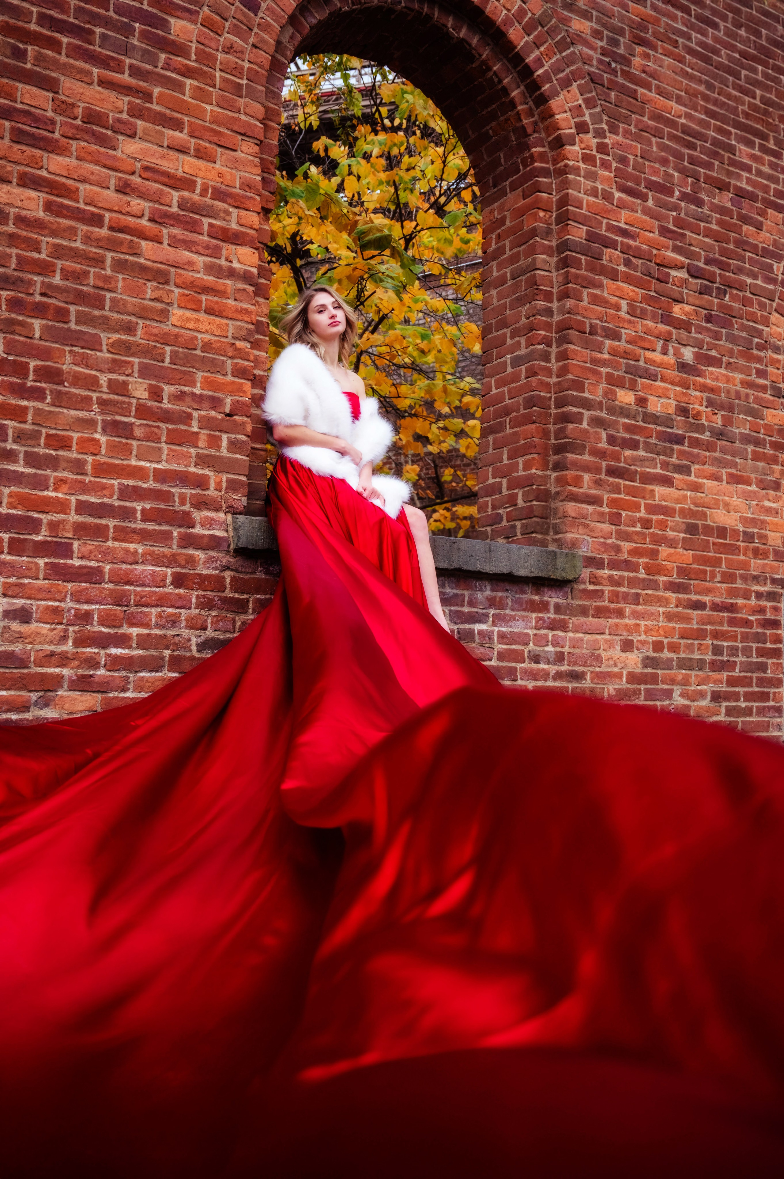 Flying dress. Alena Galieva New York Photographer