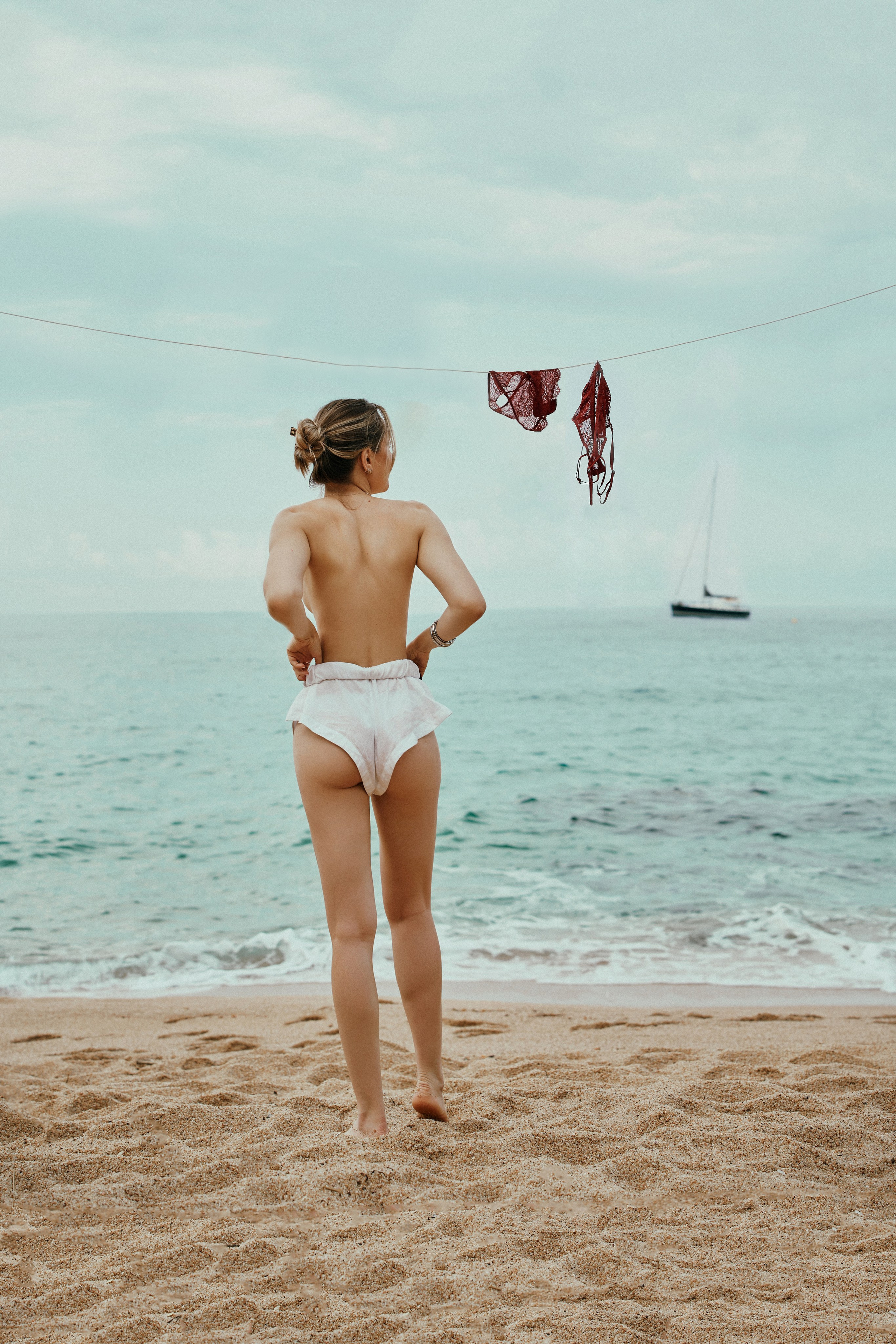 Пляж. Кристина. Фотограф в Барселоне Жанна Захарченко