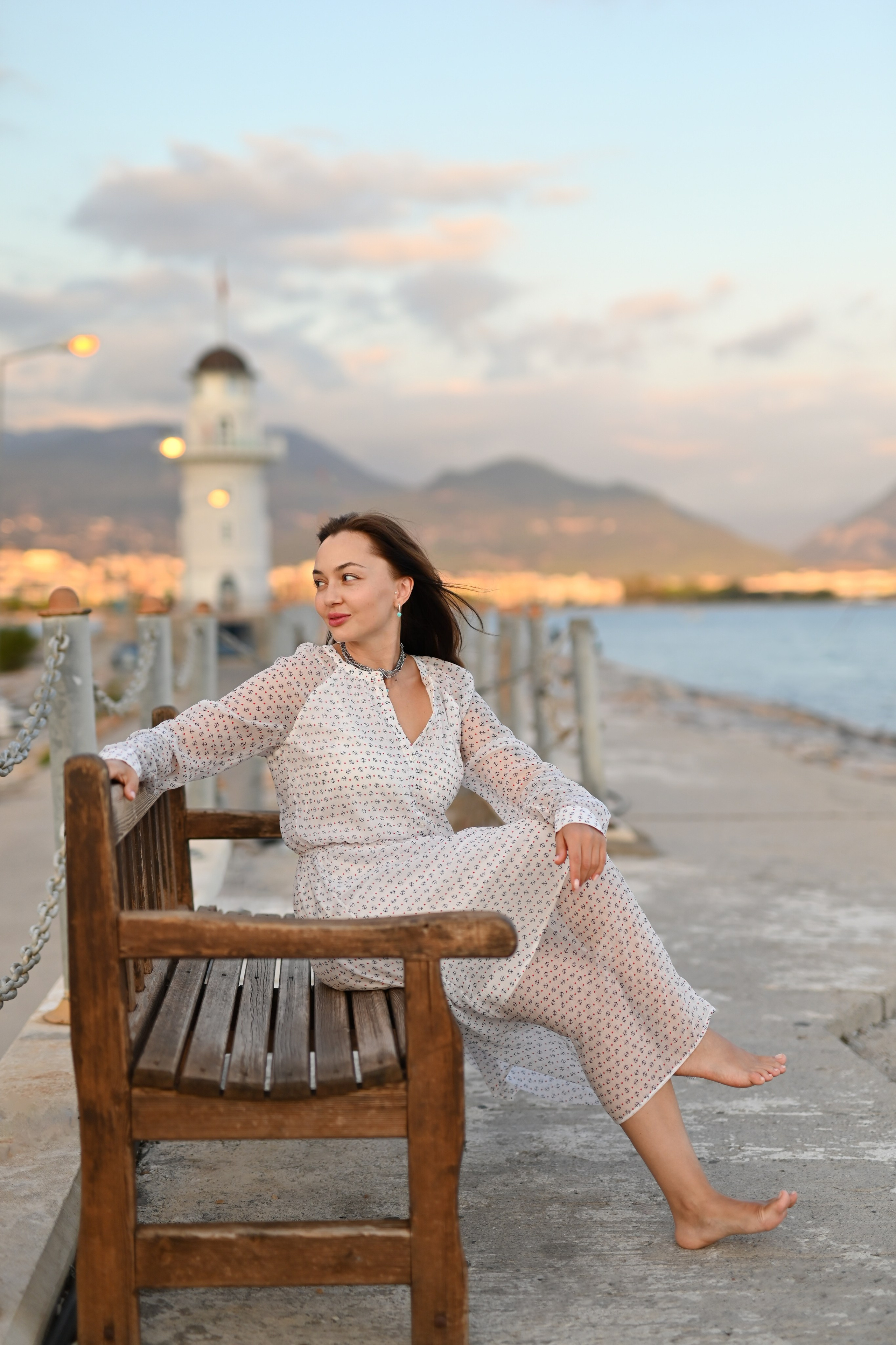 Прогулка в порту и у маяка. Photographer in Alanya, Side, Manavgat. Türkiye