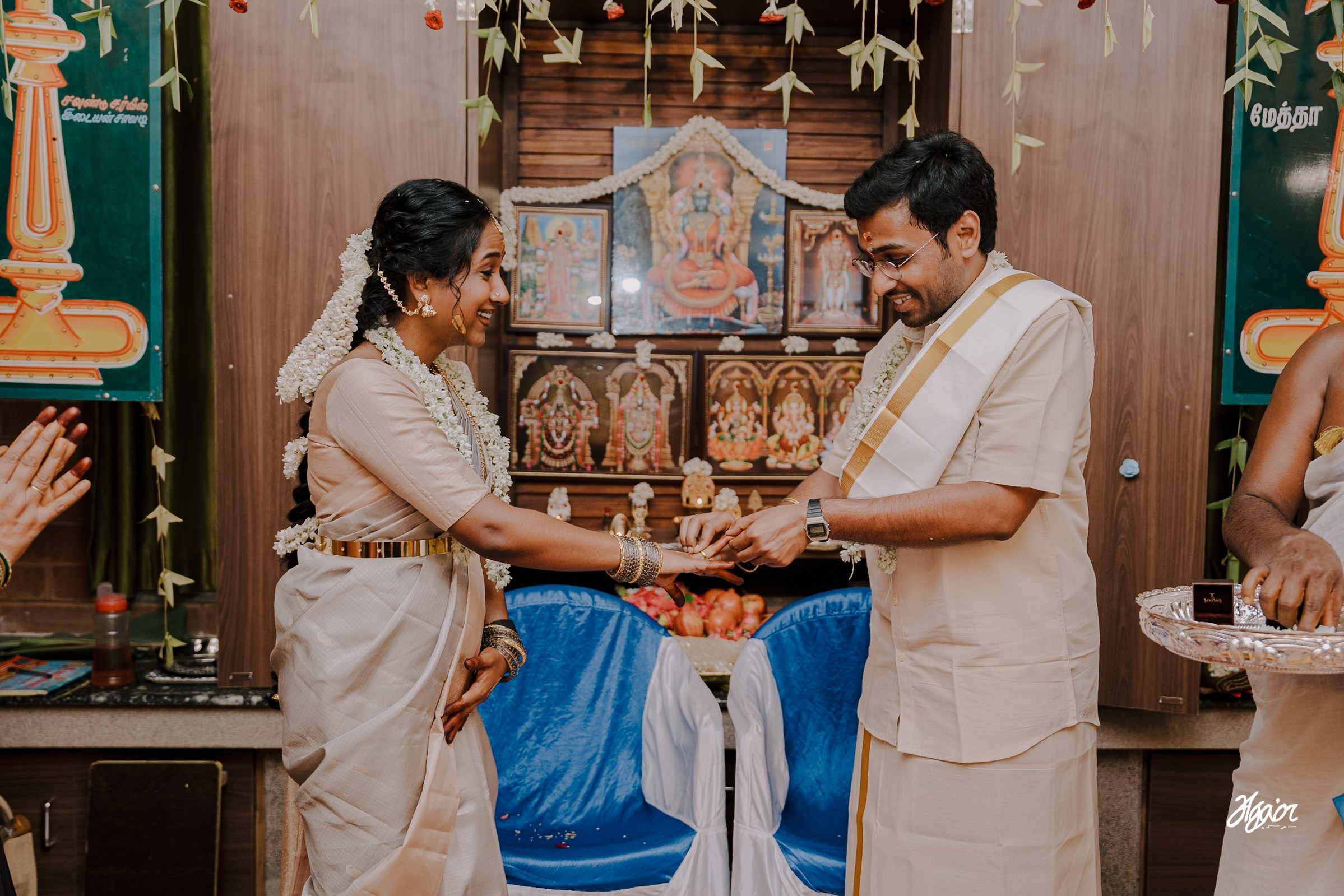 Wedding documentary photography in Pondicherry. Agam Vizha