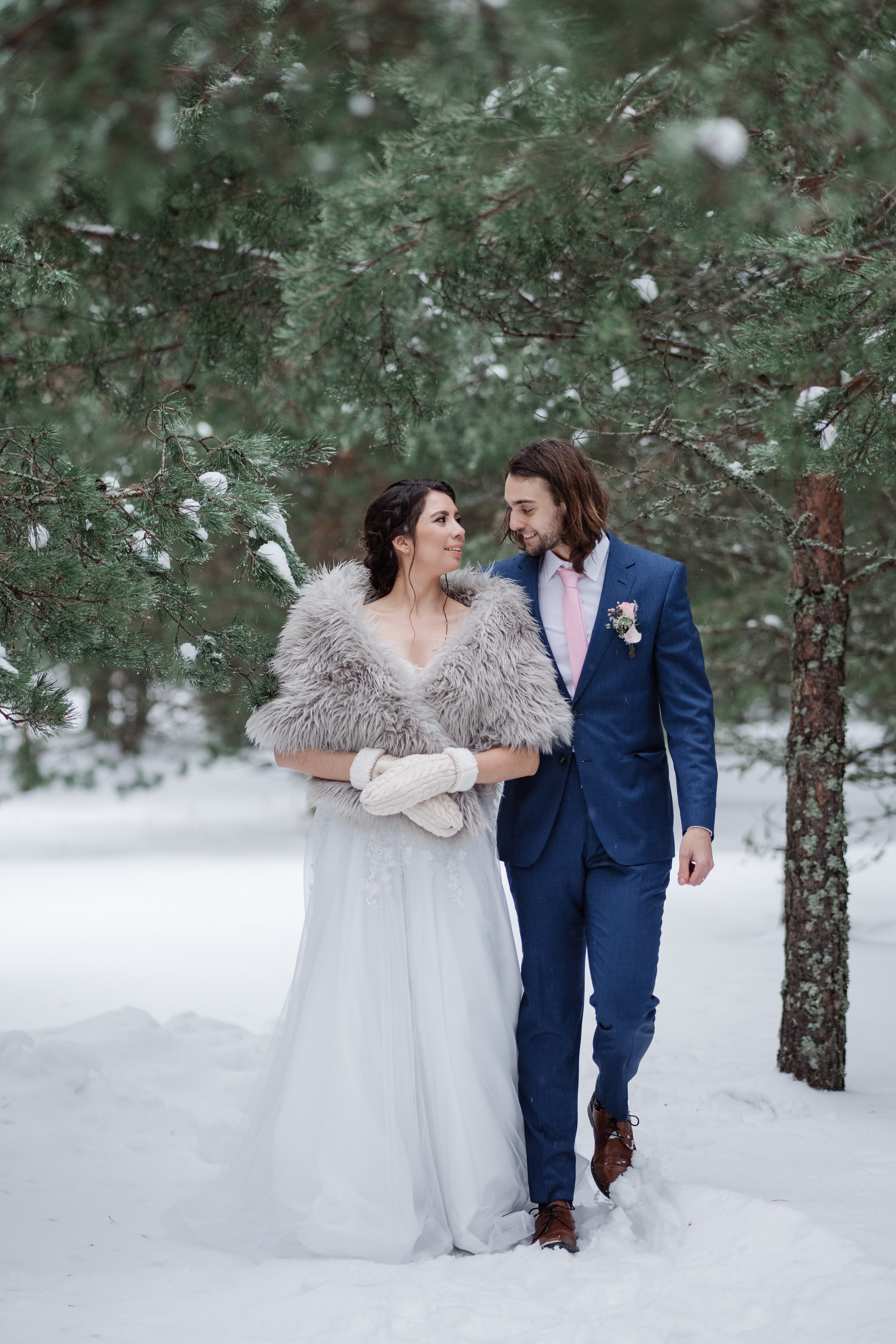 Winter bryllup. Bryllupsfotograf i hele Norge
