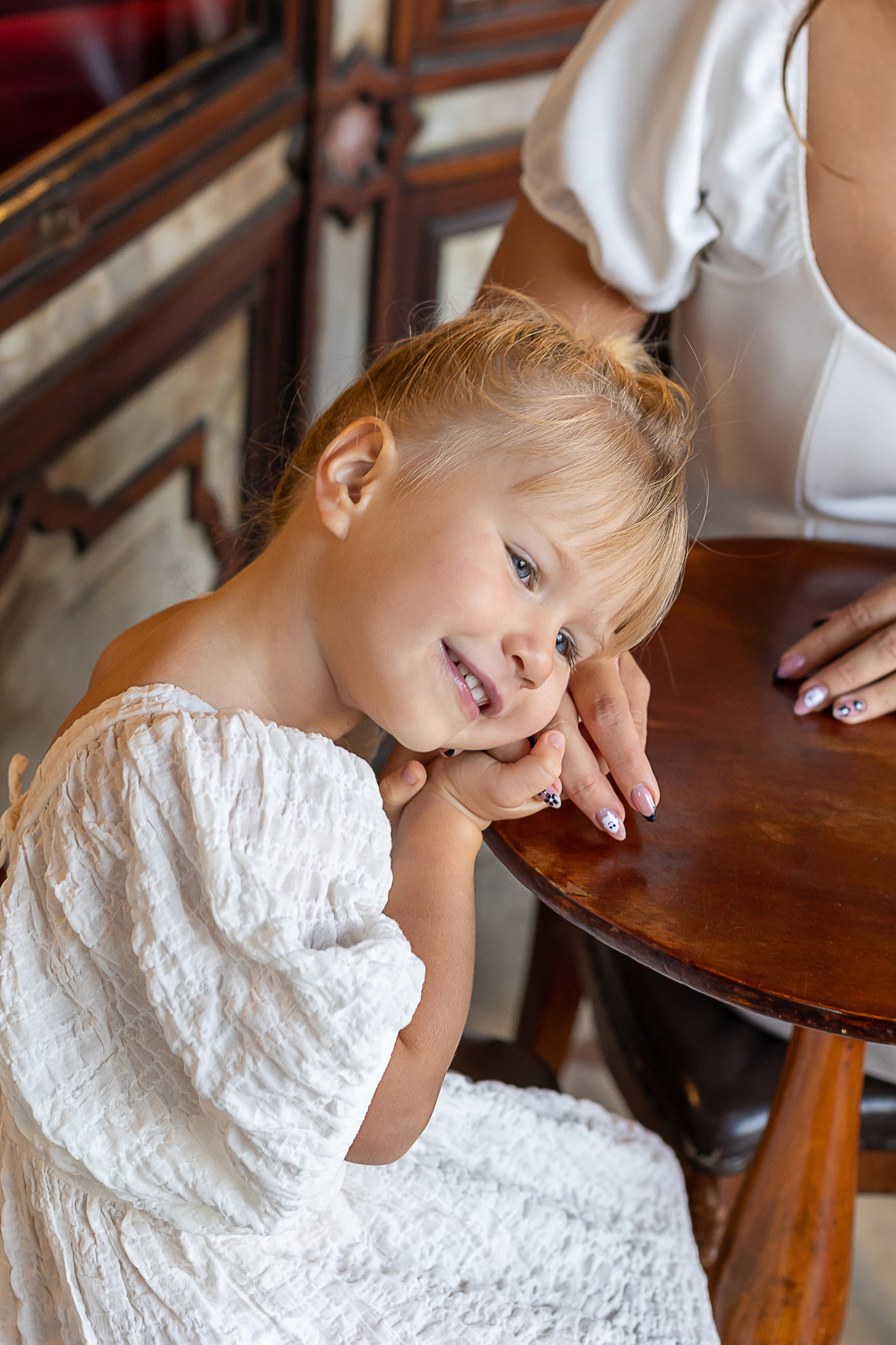 Emi and family at sunset