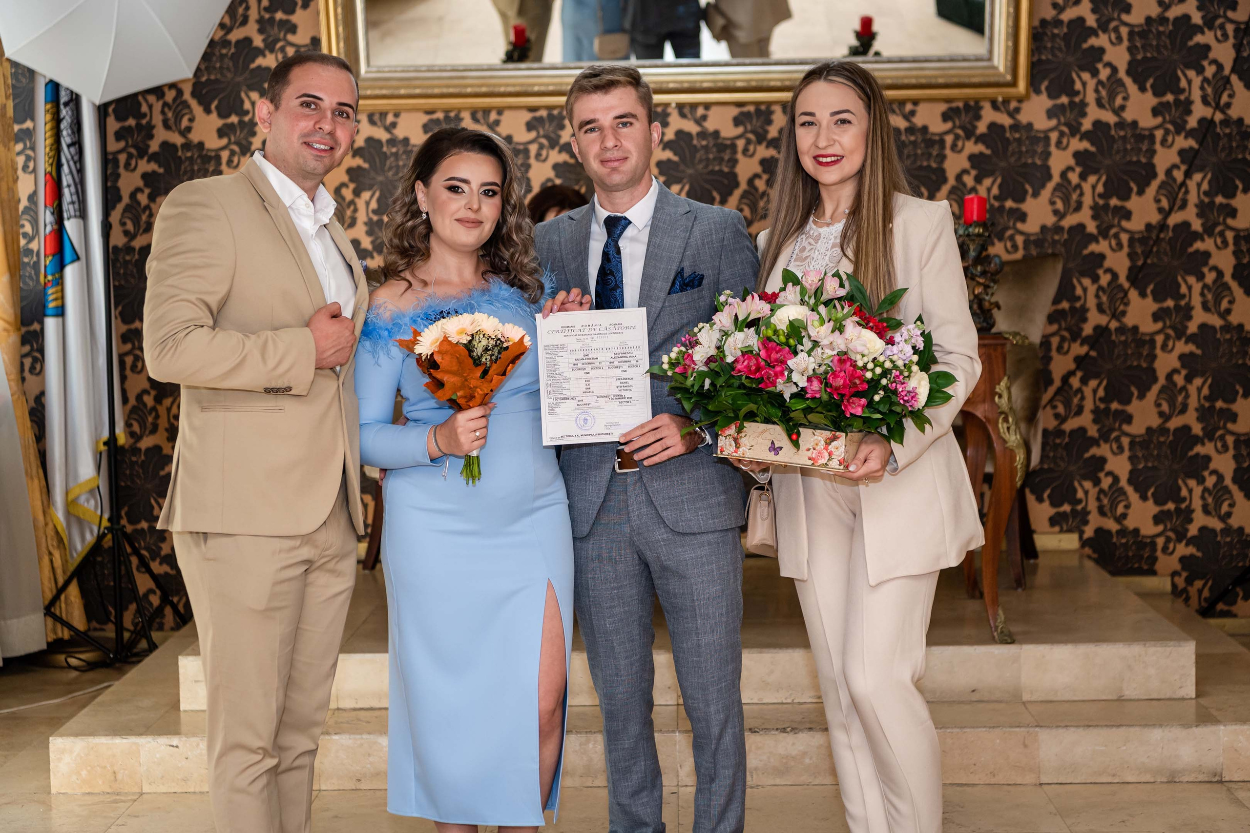 Cununie Iulian si Alexndra. Mugurel anghel