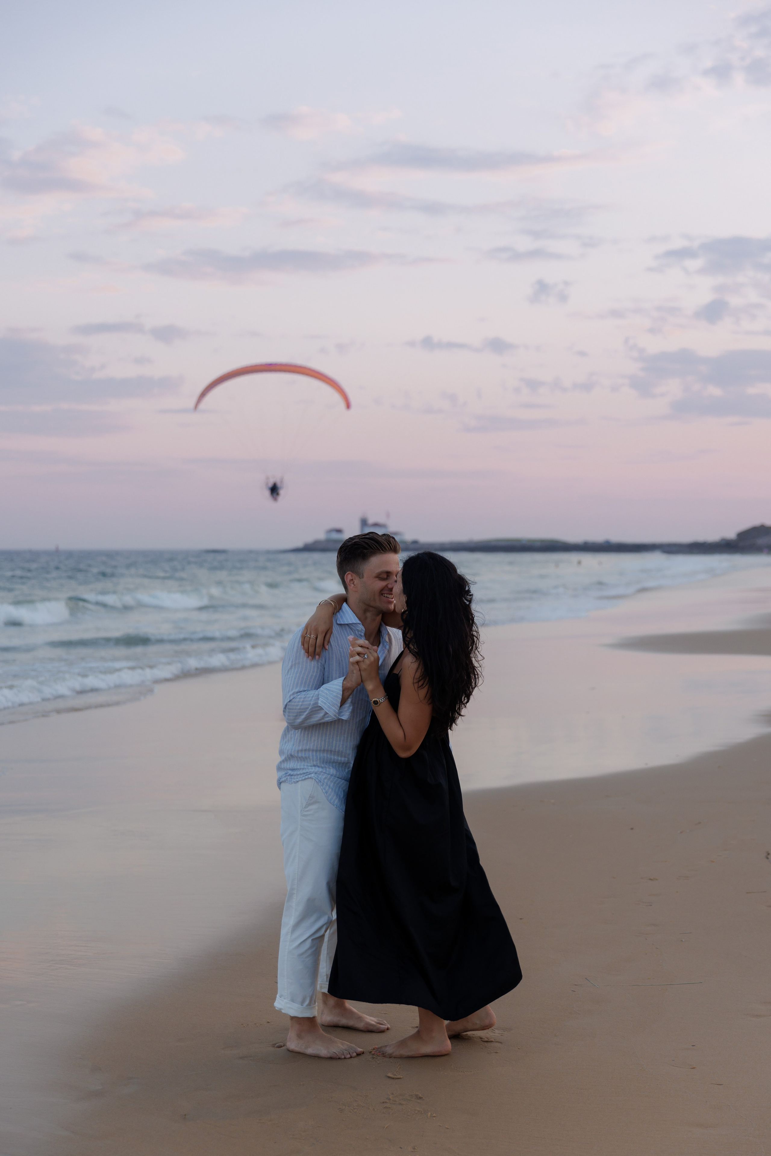 Watch Hill Beach Proposal | Westerly, Rhode Island. Rhode Island Wedding Photographer Tati Simpson