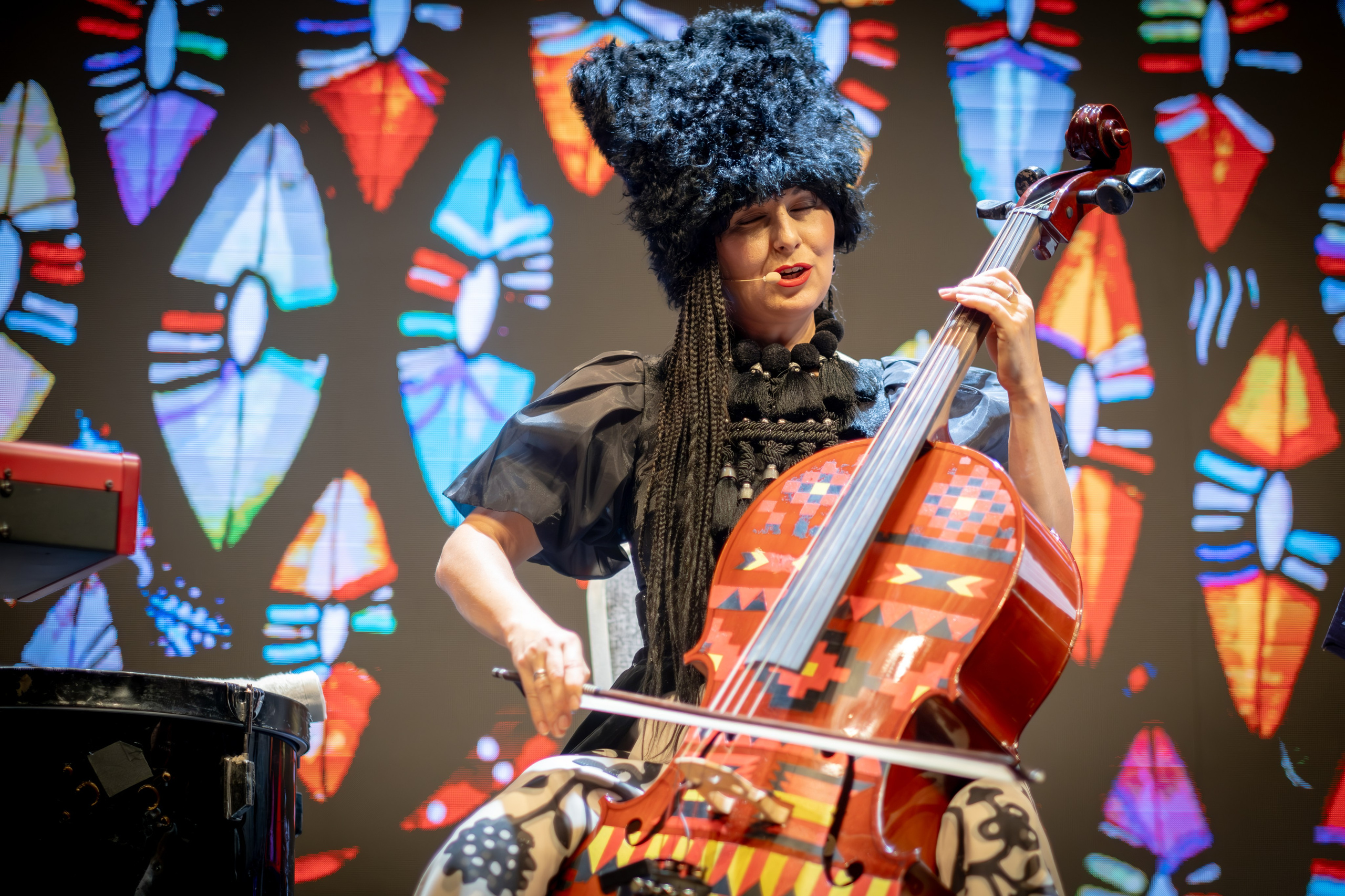 DAKHA BRAKHA. Reportage concert portrait photography in the San Francisco Bay Area