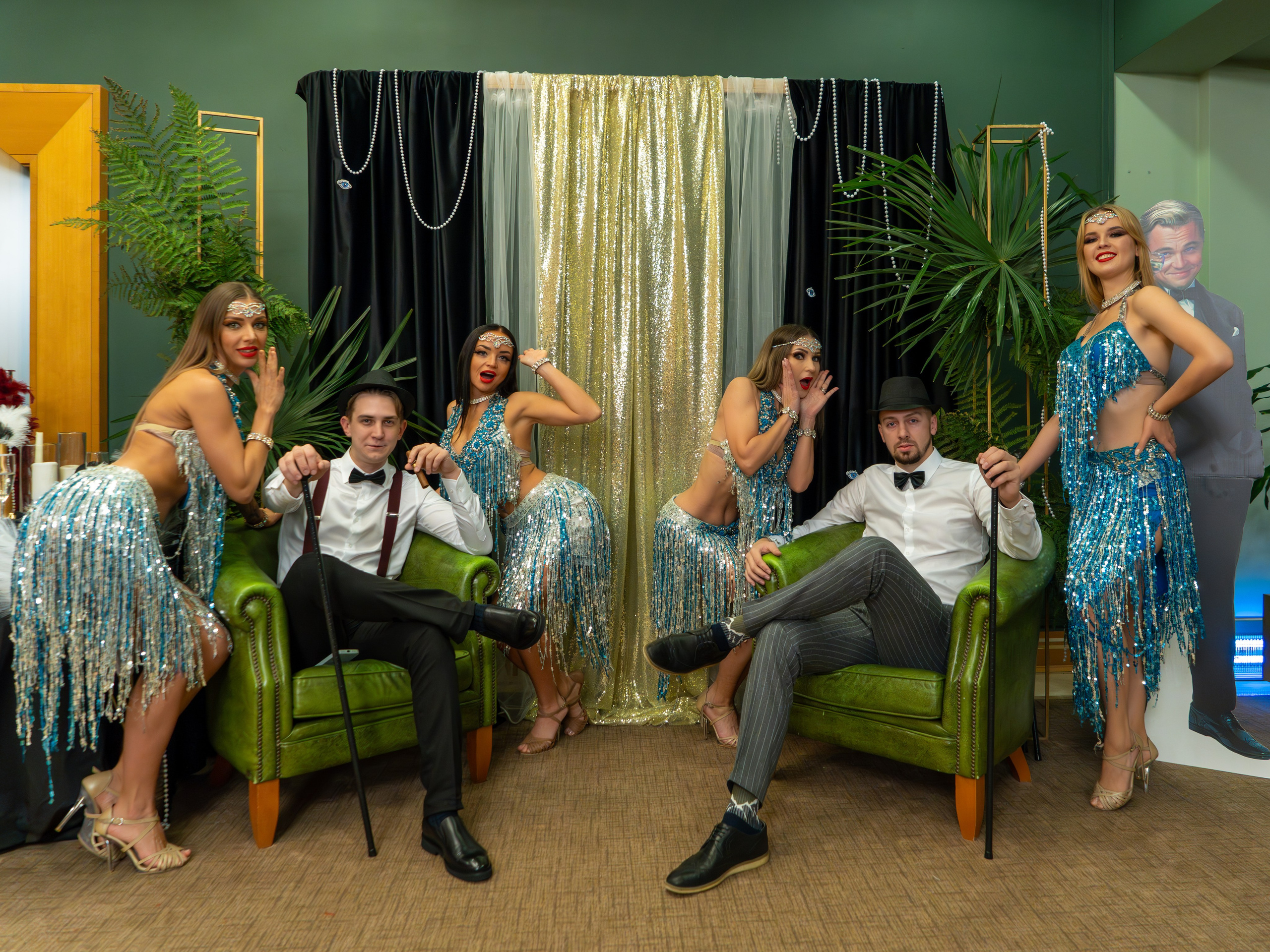 Новый год в стиле Great Gatsby. Репортажный фотограф в Красной Поляне и Сочи Павлюченко Екатерина