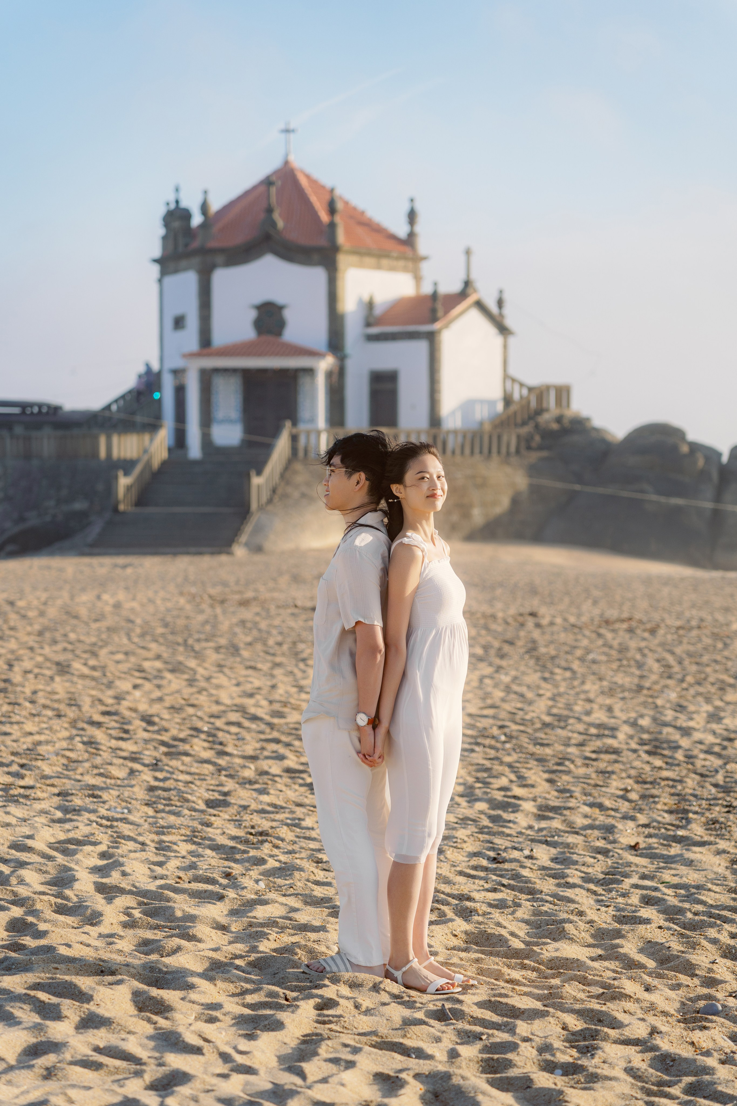 ETHAN & ESTHER NEAR CAPELA DO SENHOR DA PEDRA. Photographer in Portugal Polina Gotovaya