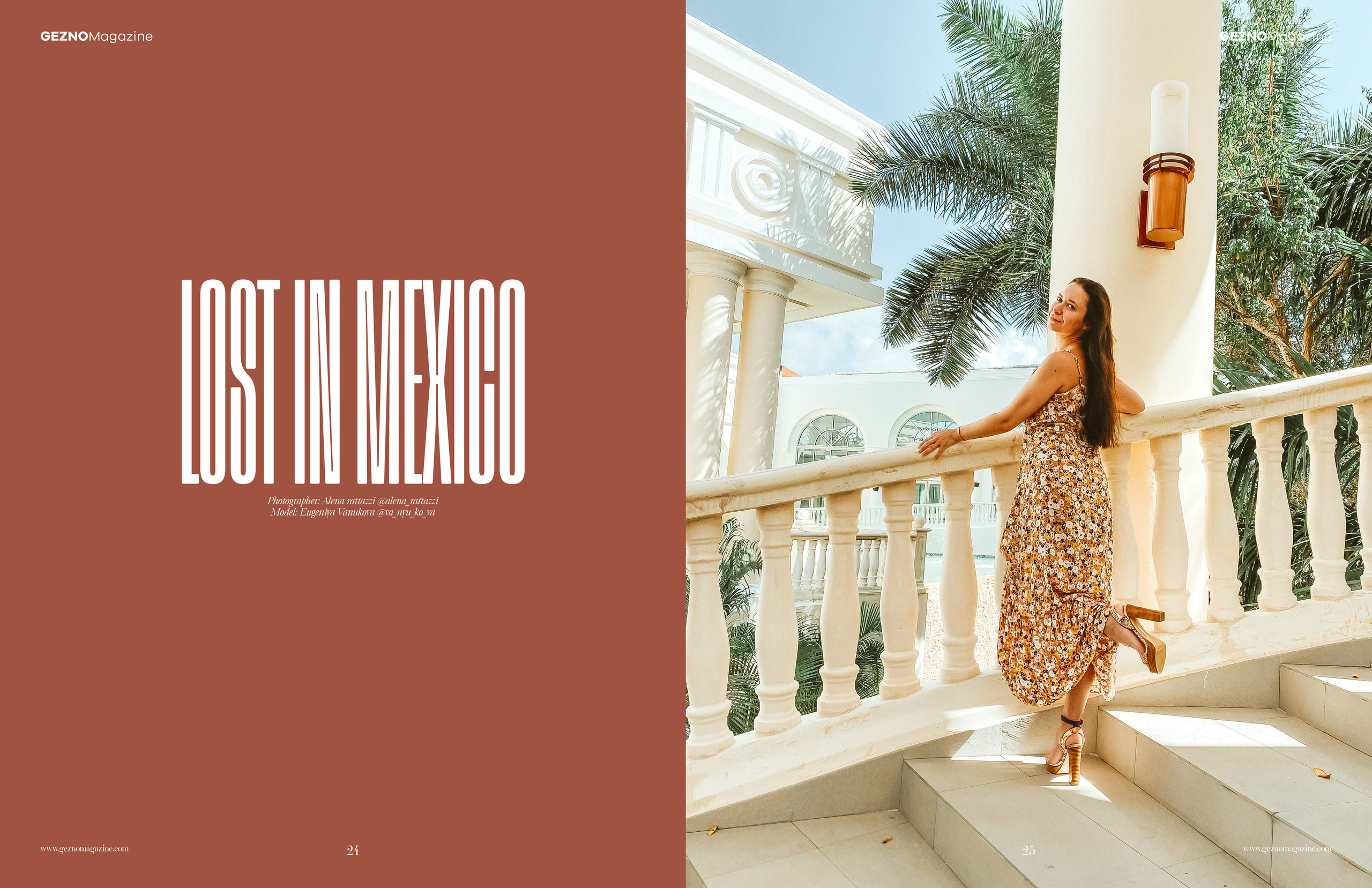 Publications in fashion magazines. PHOTOGRAPHER IN ITALY