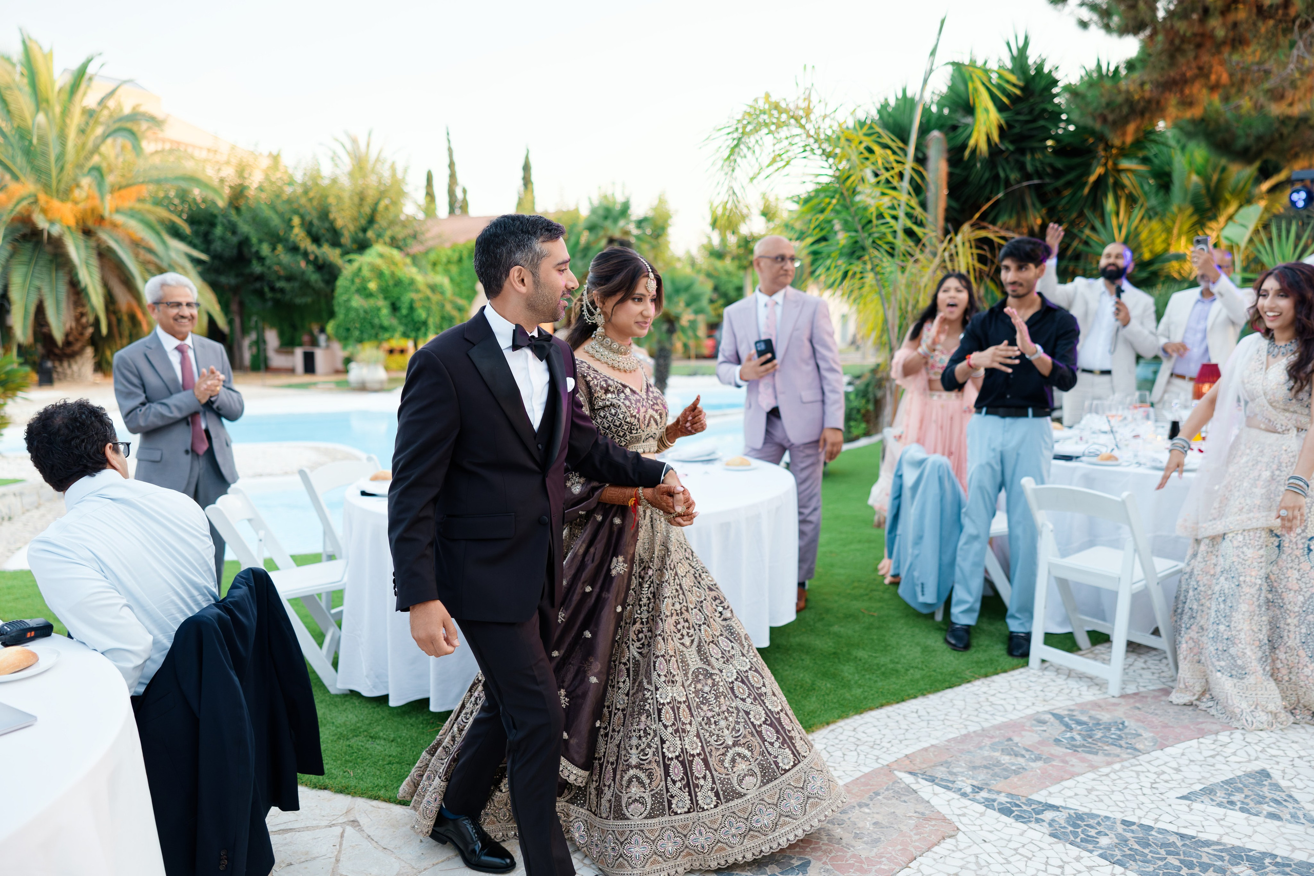 Indian wedding at Gran Villa Rosa, Barcelona