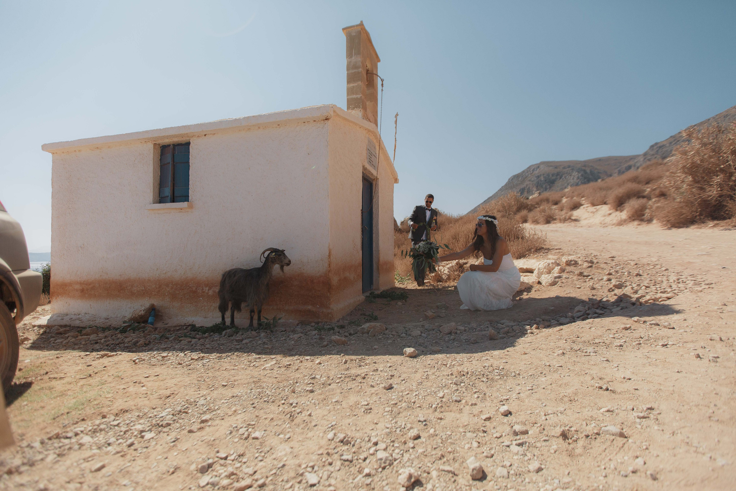 Marino & Steffi, Crete. Denny Savon — Photographer in Santorini | Weddings, Love Stories & Flying Dress