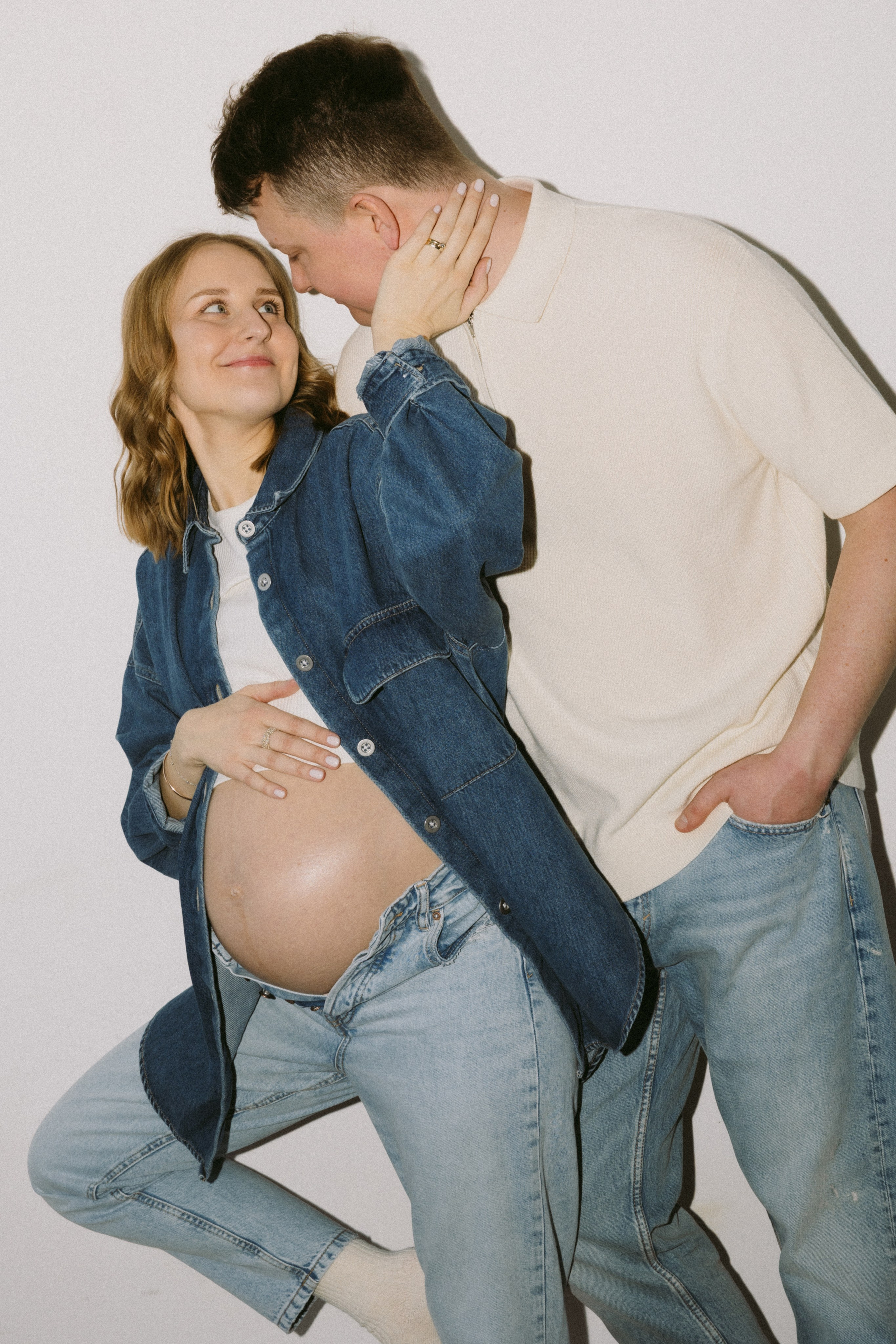 Laukimo fotosesija studijoje | su Marta ir Šarūnu. Vestuvių ir šeimų fotografė Lena Bondarenko / belove photo