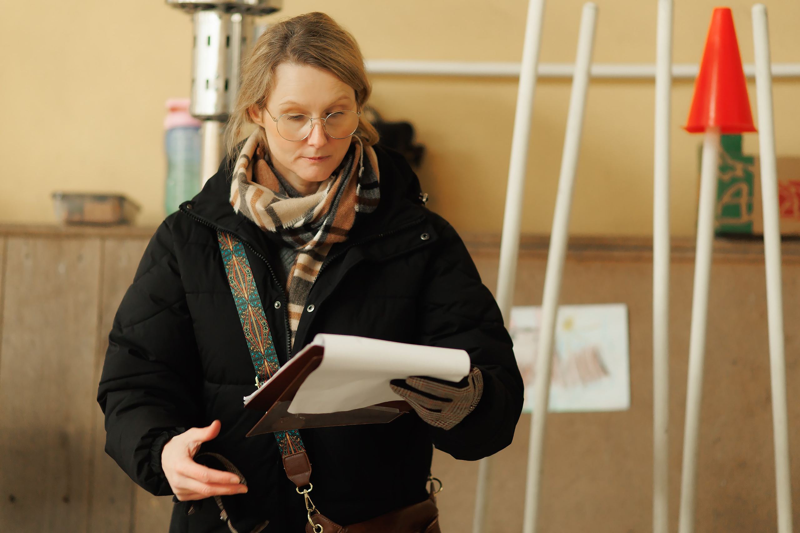 Partynice dressage \ feb'25. Kaja | fotograf we Wrocławiu | ludzie i psy