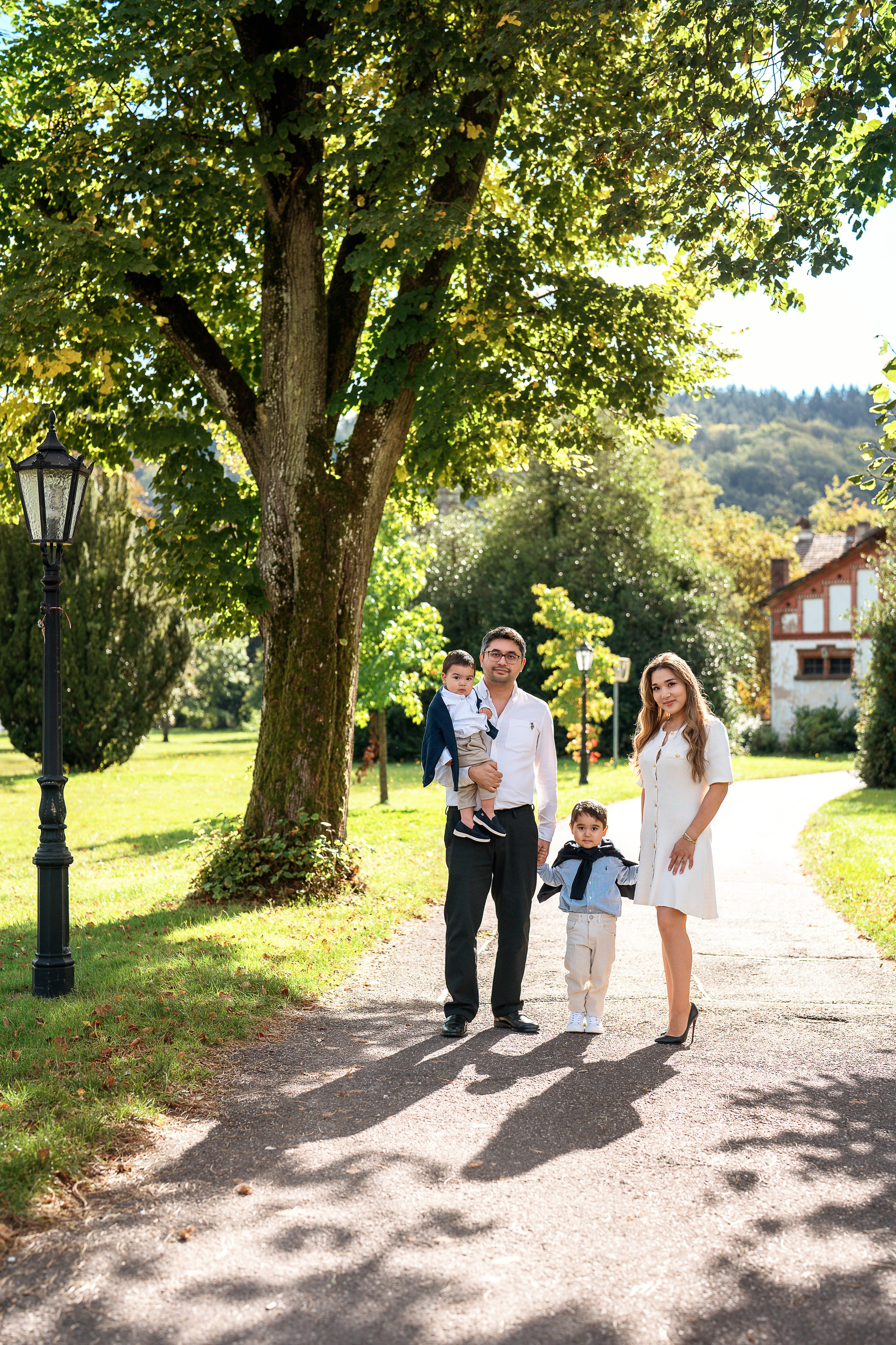 Walk in the park. Family, conceptual women portrait photograher in Geneva, Switzerland