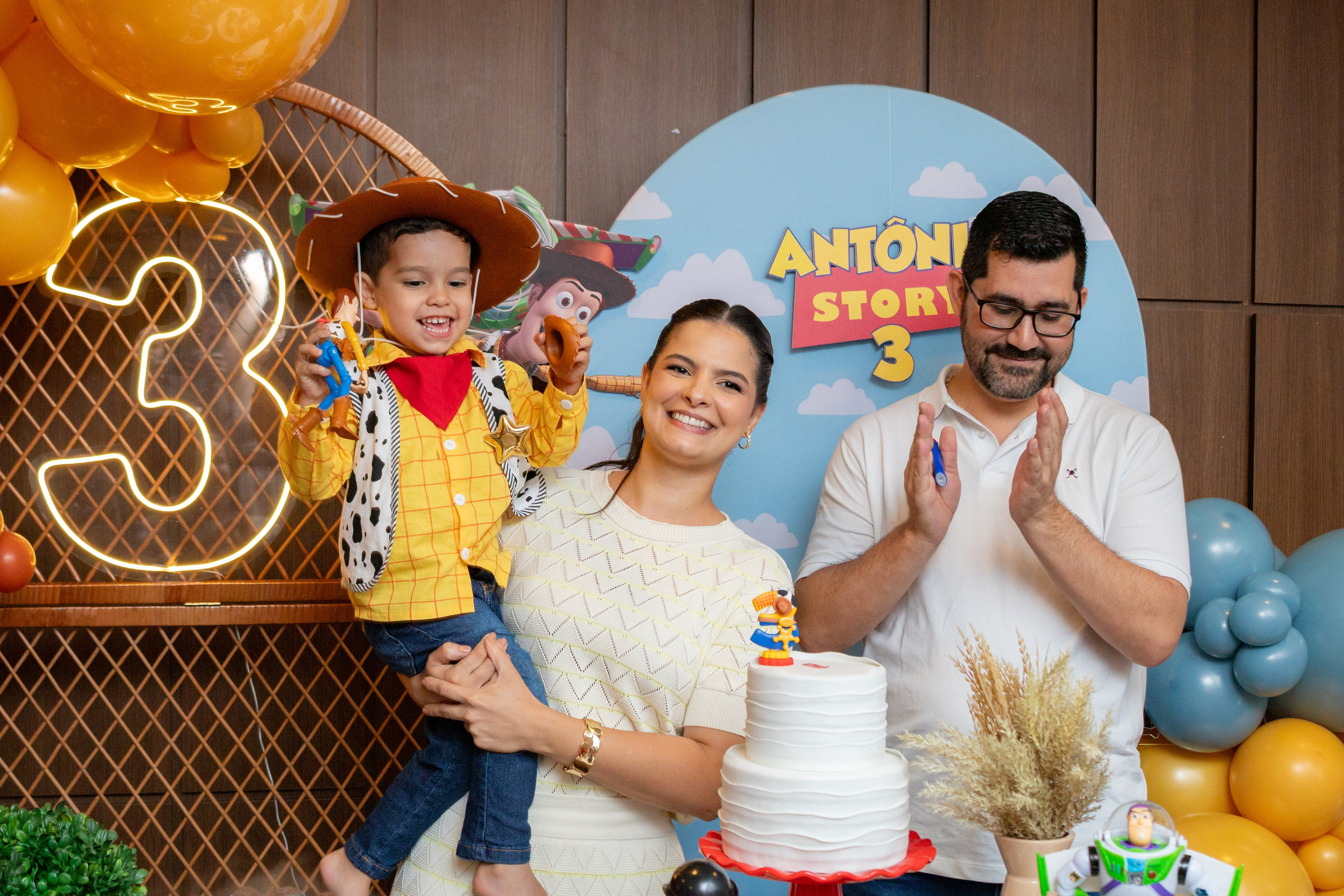 Antônio — Aniversário 3 anos. Principal