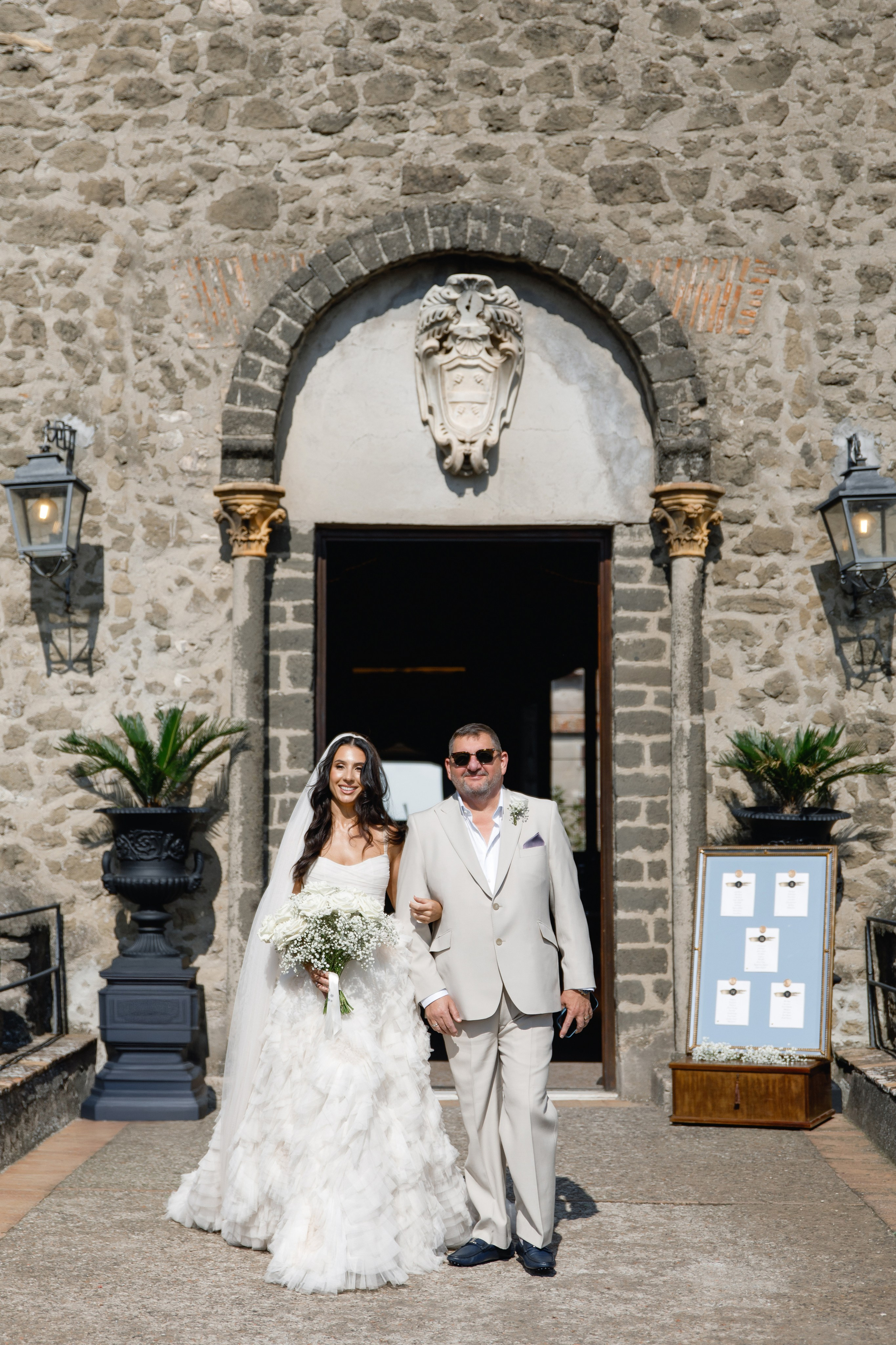 Wedding Castello Brancaccio. Wedding Photographer Rome Tuscany Como Sicily Puglia Amalfy Italy- Oksana Savenchuk