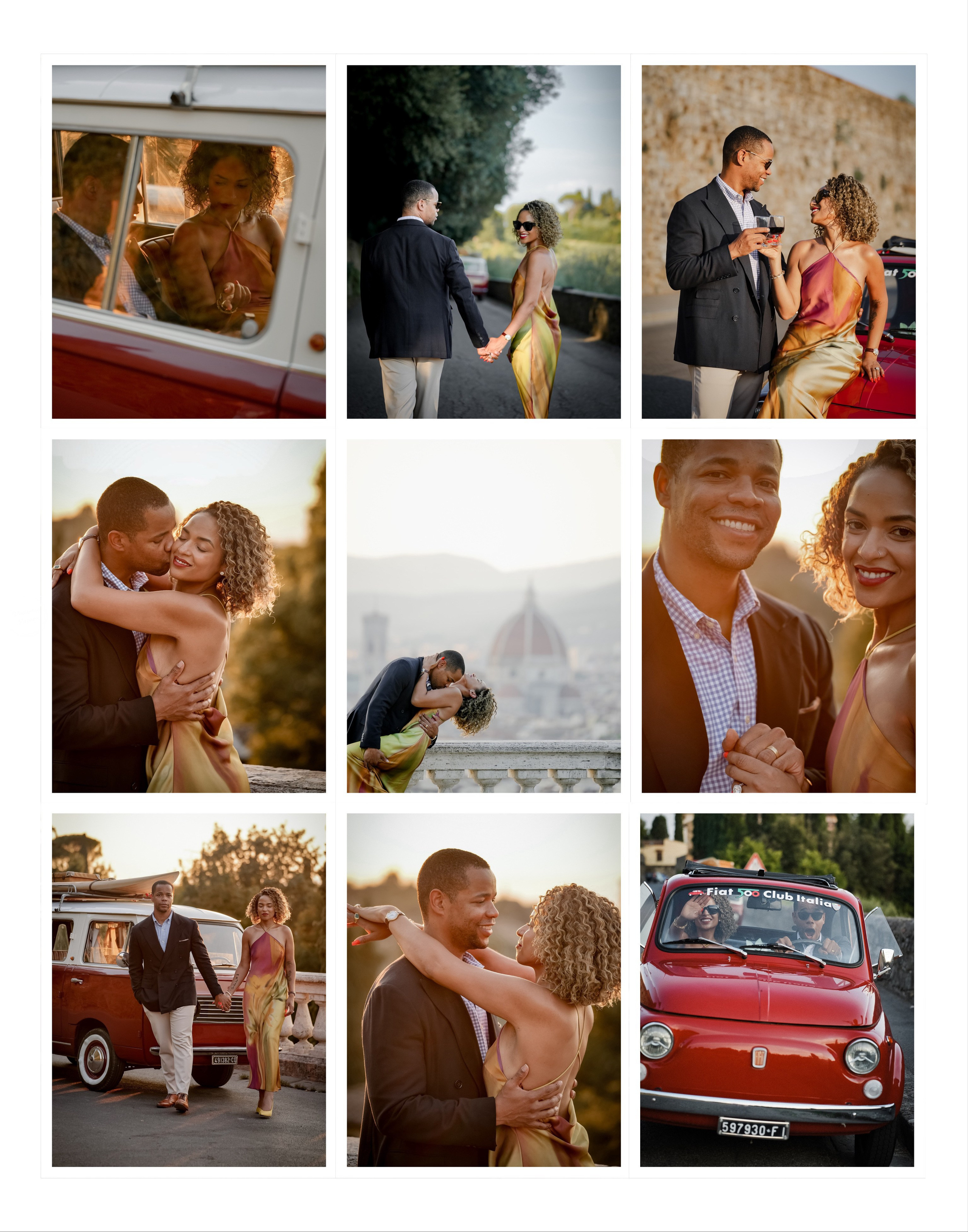 FIAT 500. Wedding Photographer in Italy