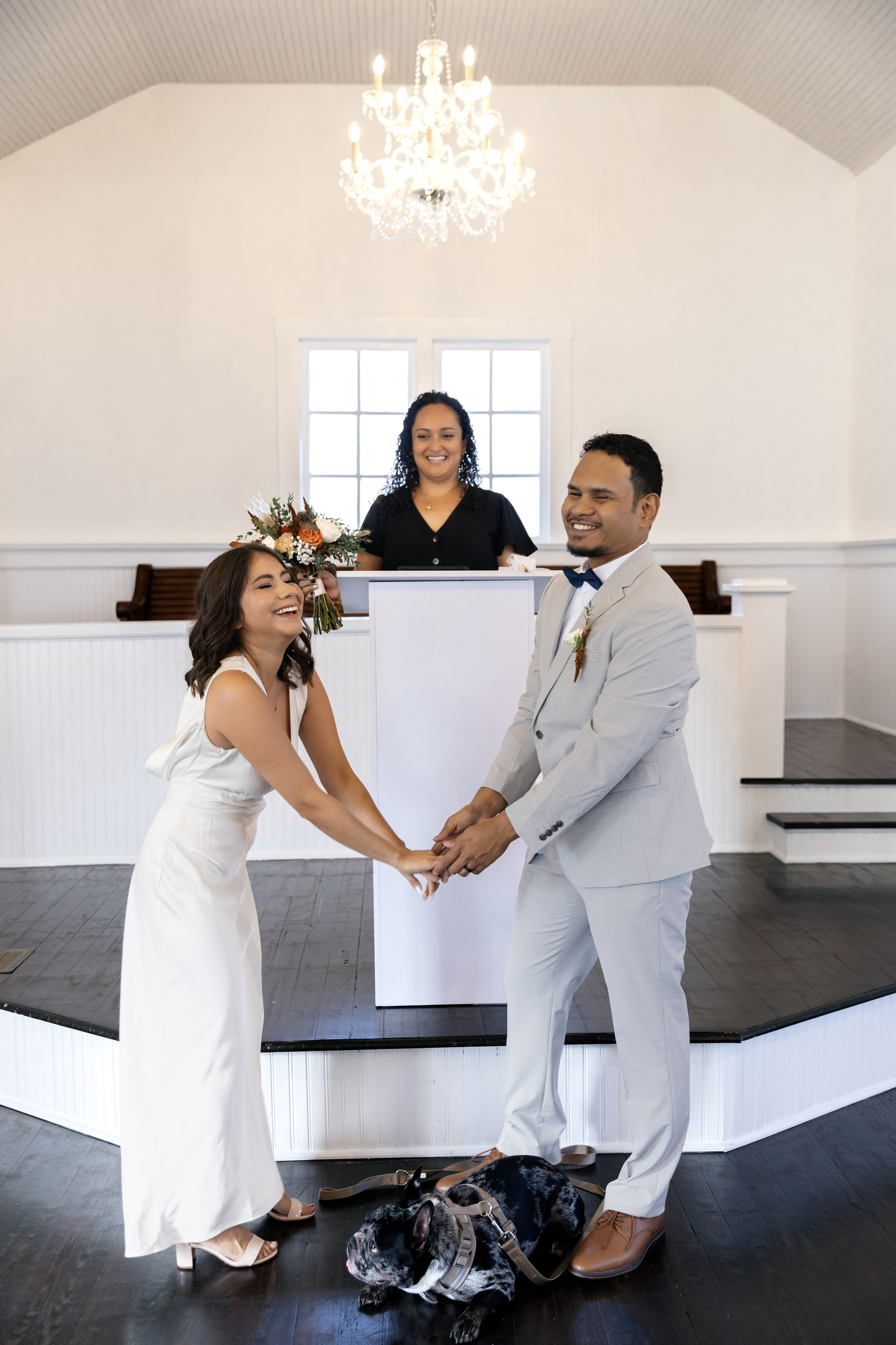 Micro wedding of Leslie and Garrick. Winter Park. Photographer Anastasia Nagibina