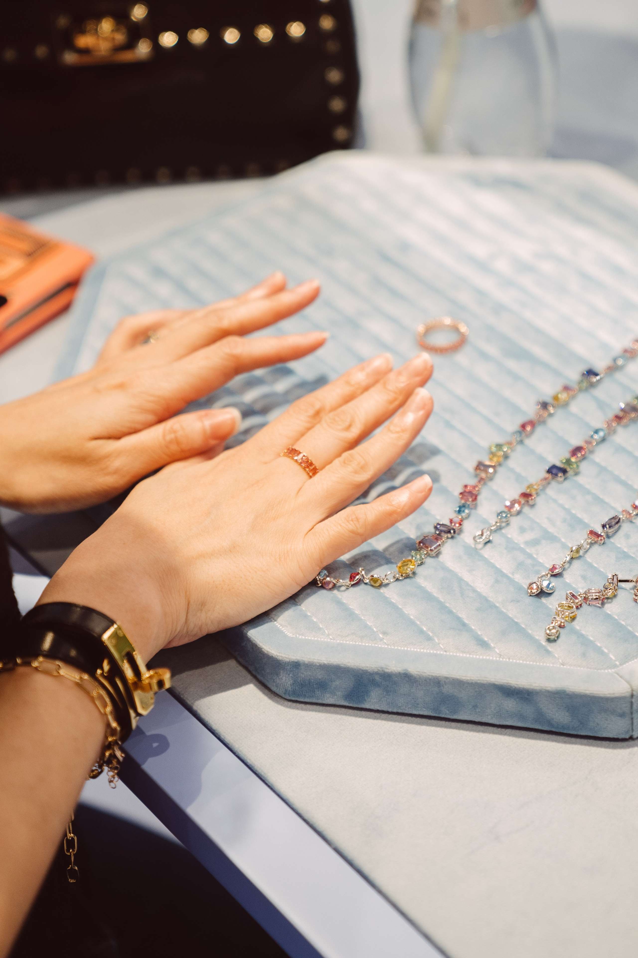 Swarovski event. Dasha in Singapore