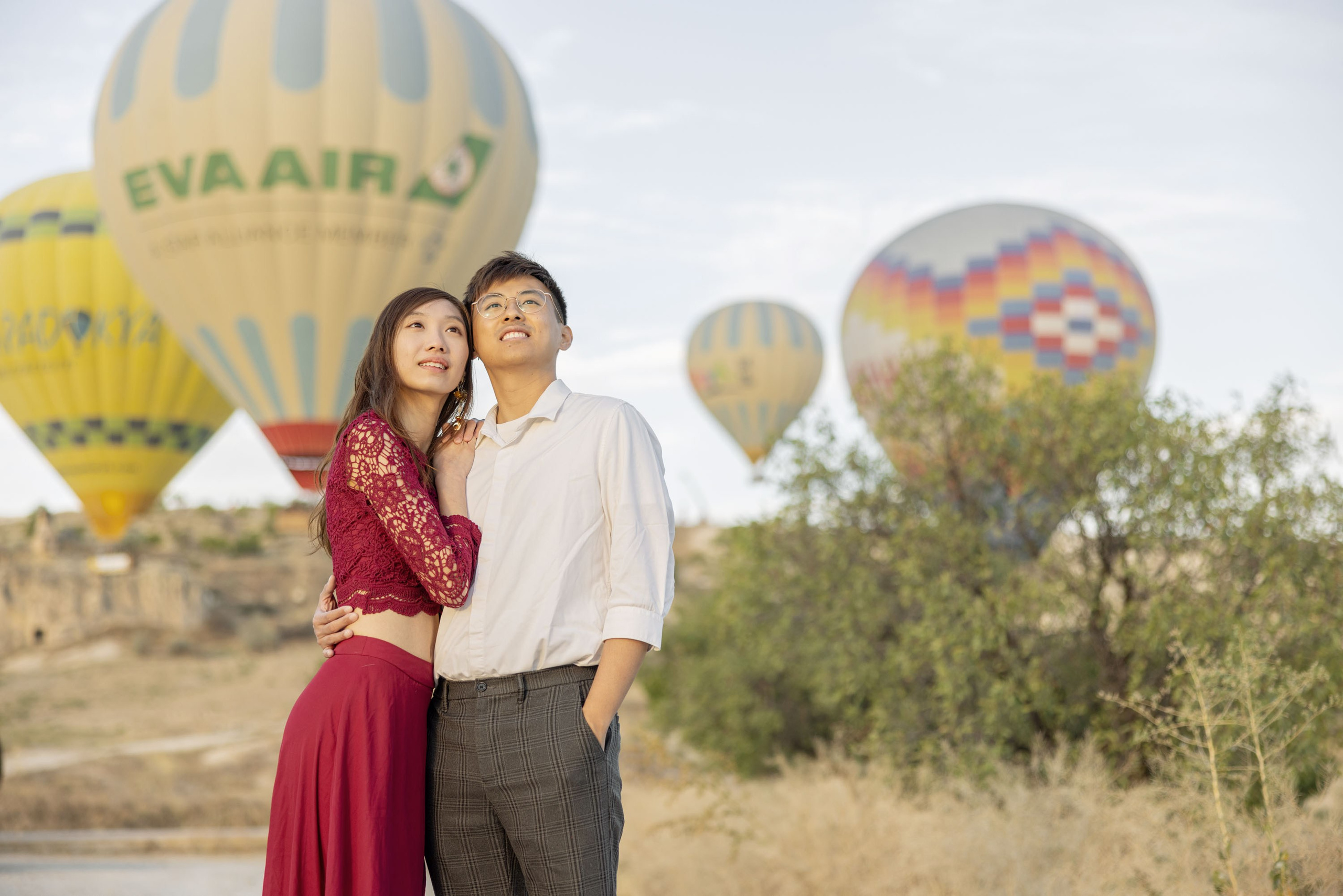 Couple photo shoot in Cappadocia. Julia Ganch I Fashion Wedding Photography I Cappadocia Turkey