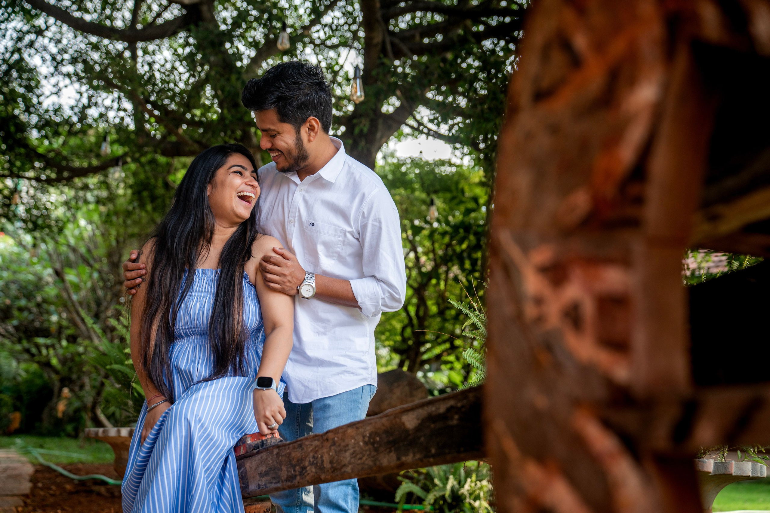Prakriti & Ayush, Pre-Wedding Shoot at Shibravyi Courtyard, Bangalore | Truly Yours