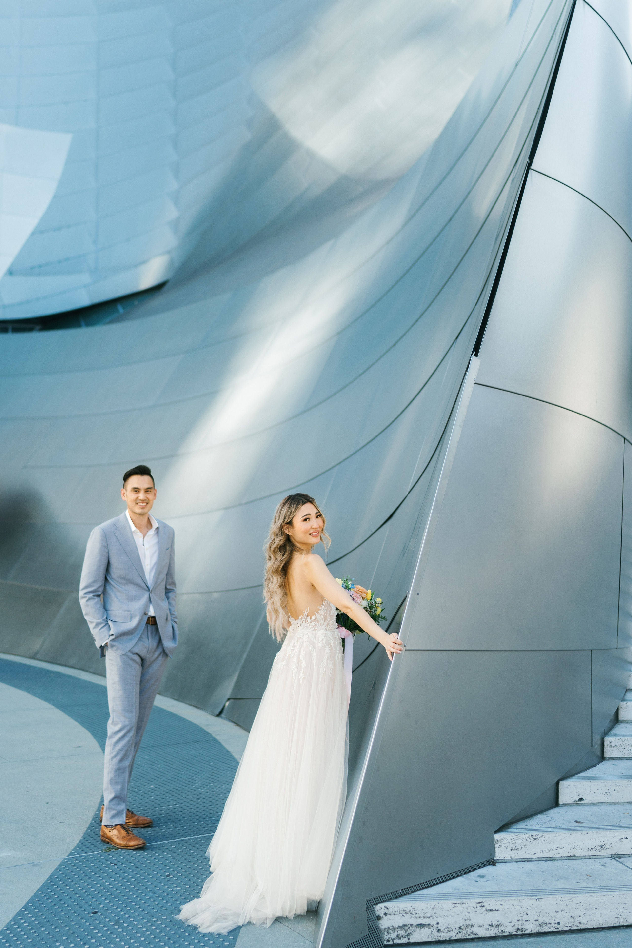 Wedding at Conrad Hotel Los Angeles. Wedding Photography & Videography Team in California, Los Angeles, San Francisco, San Diego and Travel