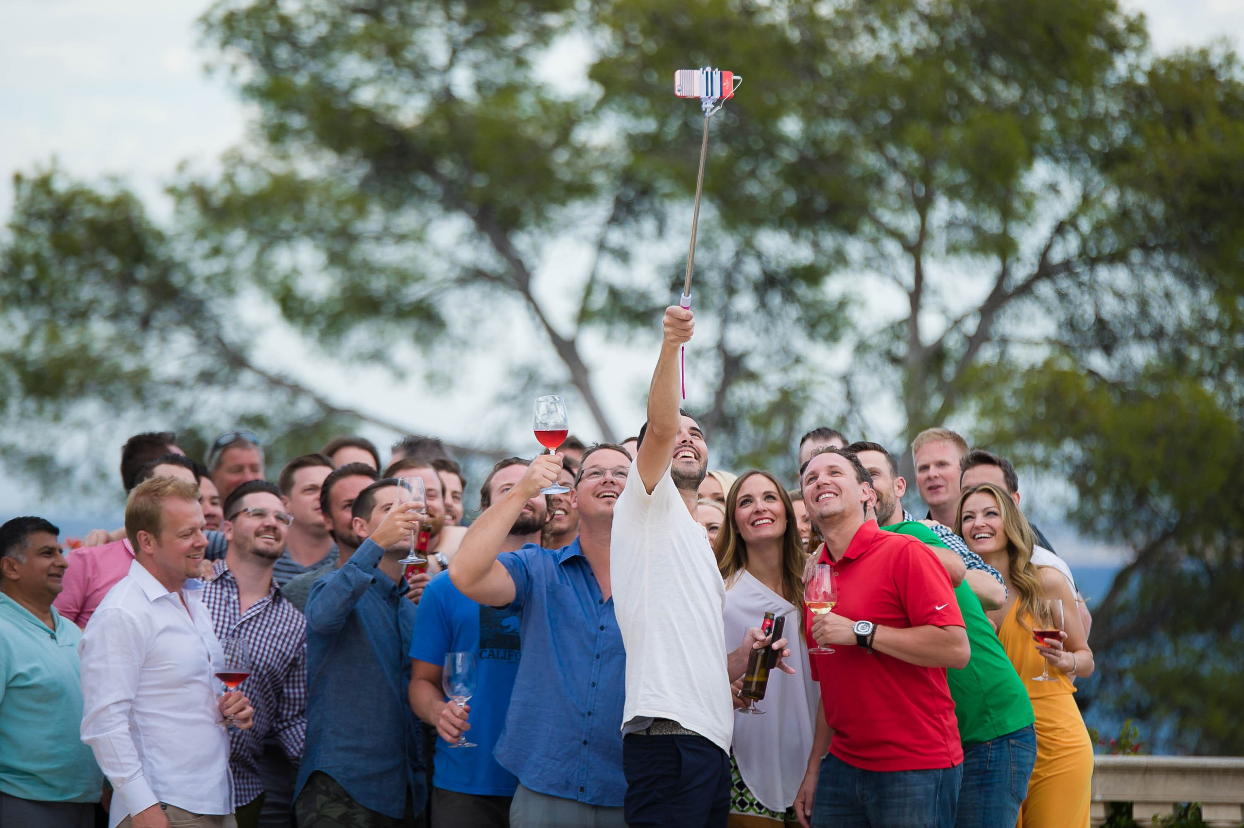 Selphy time at Hospes Maricel with incentive group