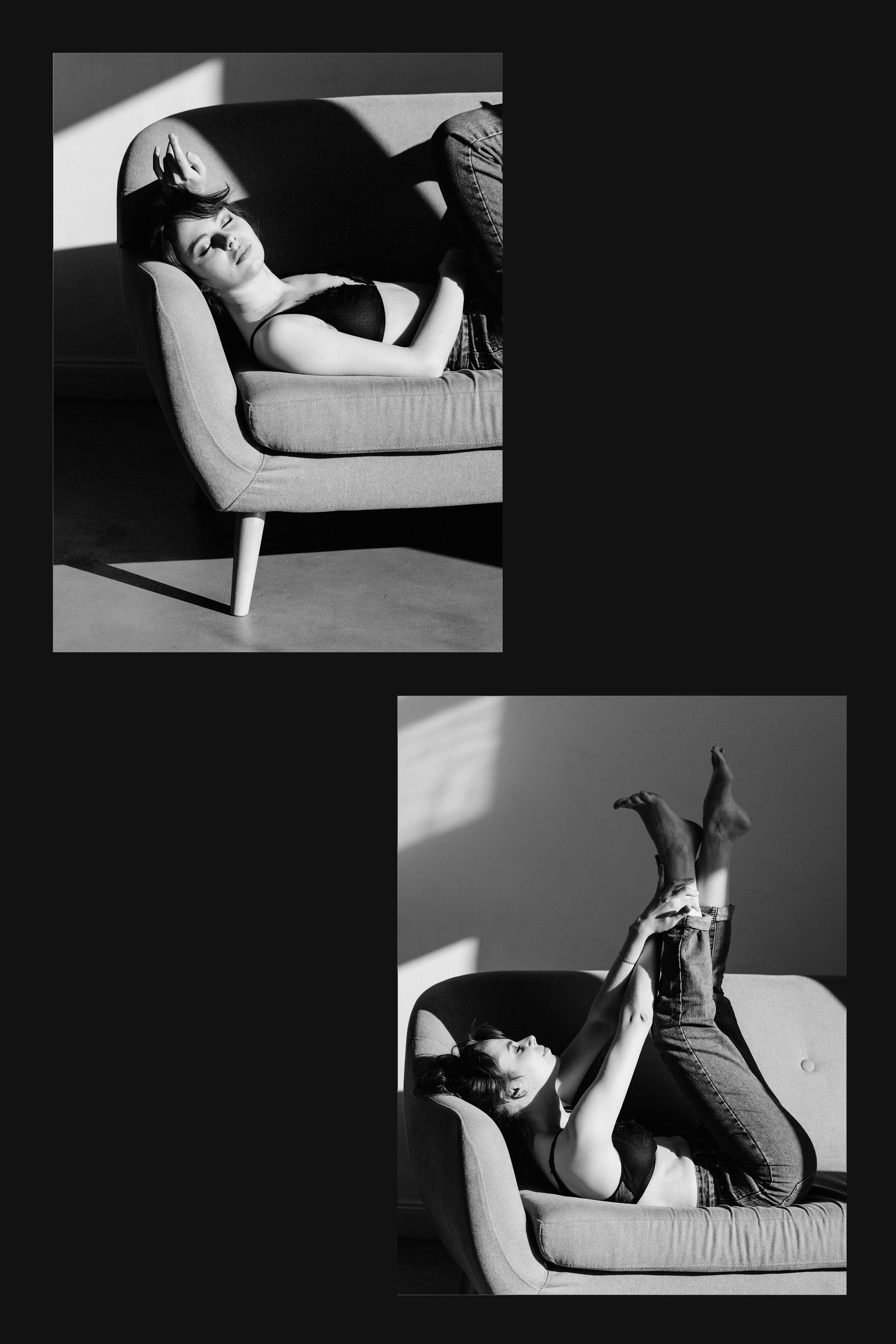 Sesja zdjęciowa kobieca. Buduarowa sesja kobieca w domu. Fotograf Warszawa. Фотограф Варшава. Fotografia portretowa.