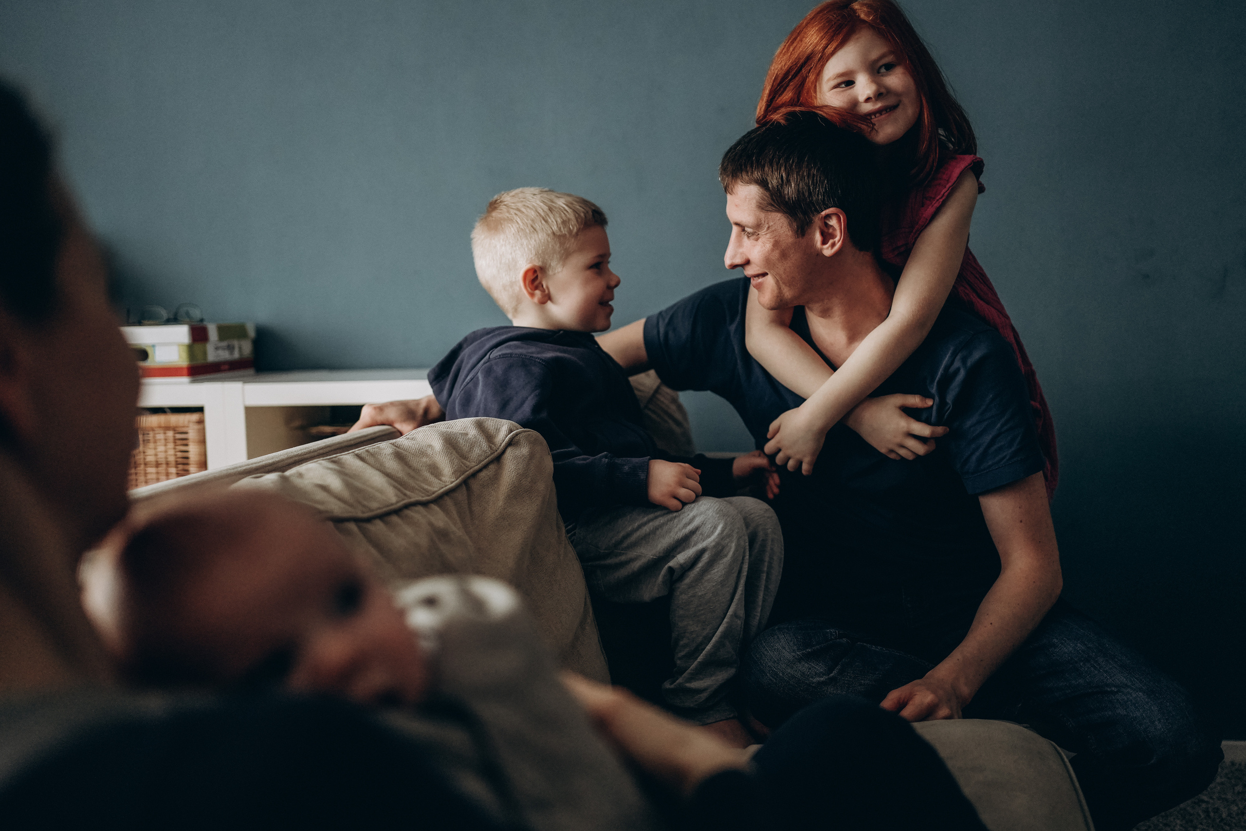 Familienshooting Zuhause in Nürnberg. Fotoshooting in Nürnberg und Fürth