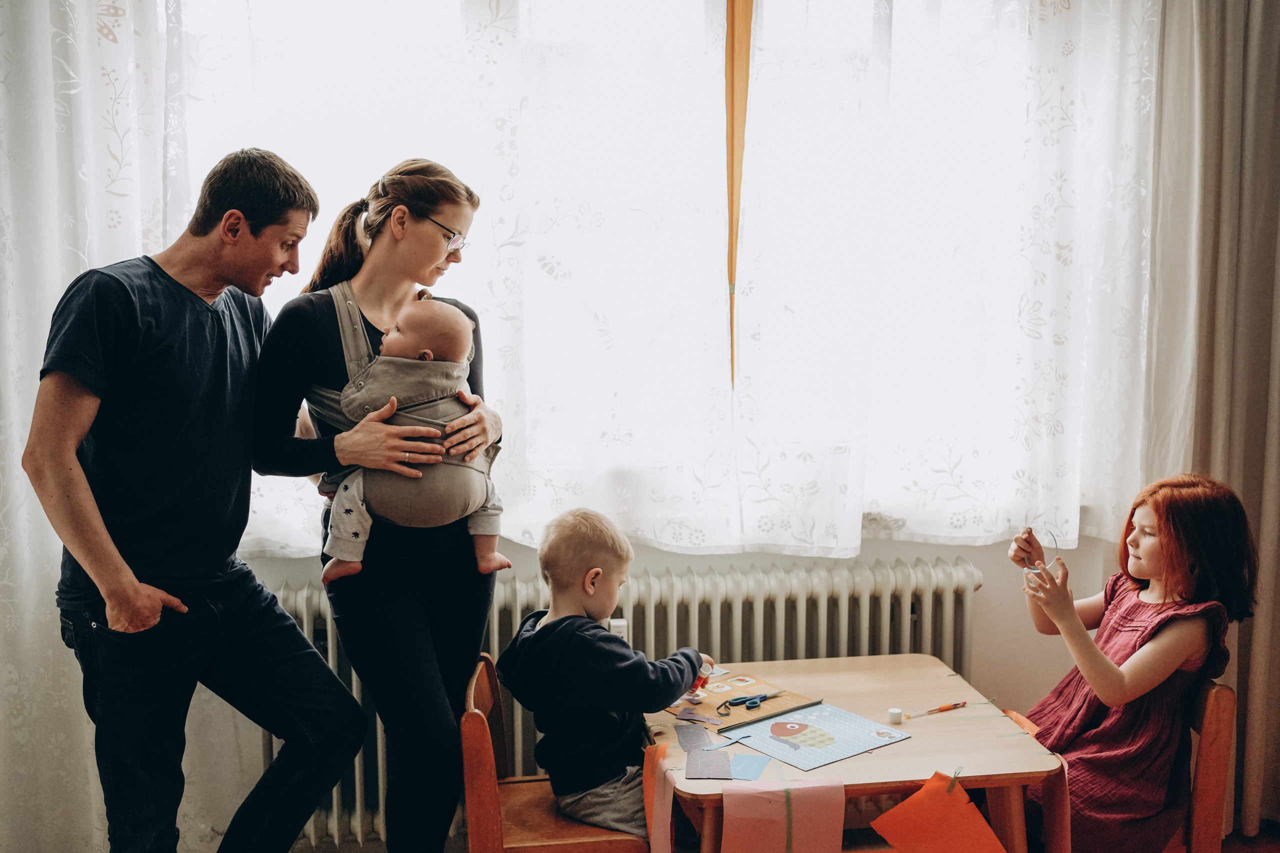 Familienshooting Zuhause in Nürnberg. Fotoshooting in Nürnberg und Fürth