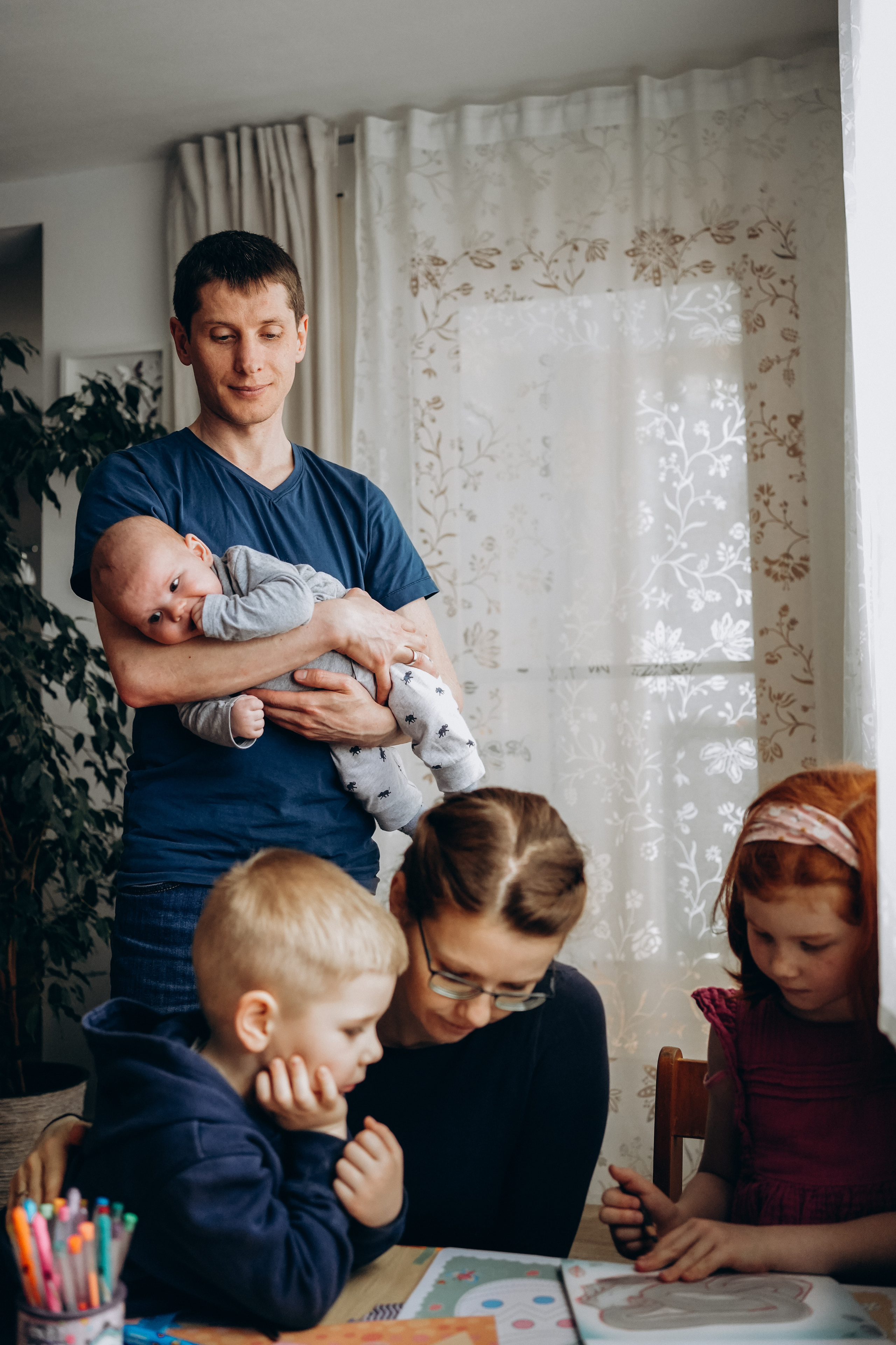 Familienshooting Zuhause in Nürnberg. Fotoshooting in Nürnberg und Fürth