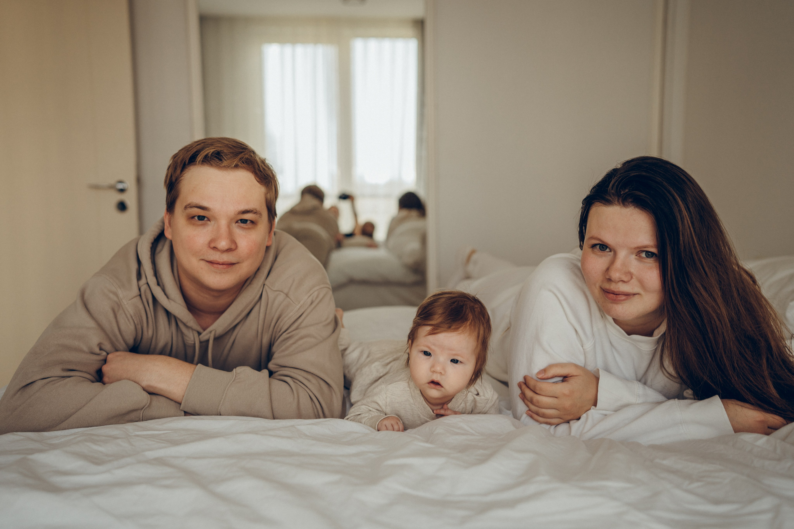 Семейная с младенцем. Фотограф Москва Ларина Юлия