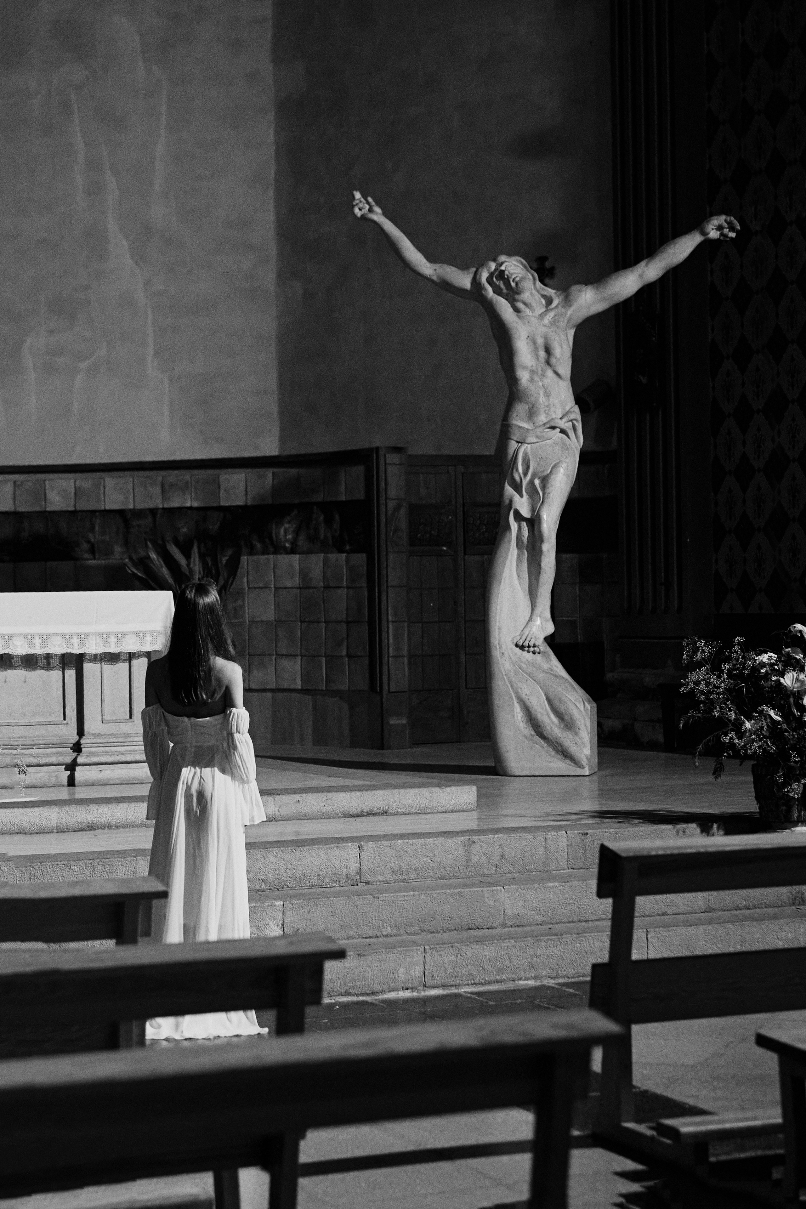 The runaway bride. Photographer in Barcelona Spain Zhanna Zakharchenko