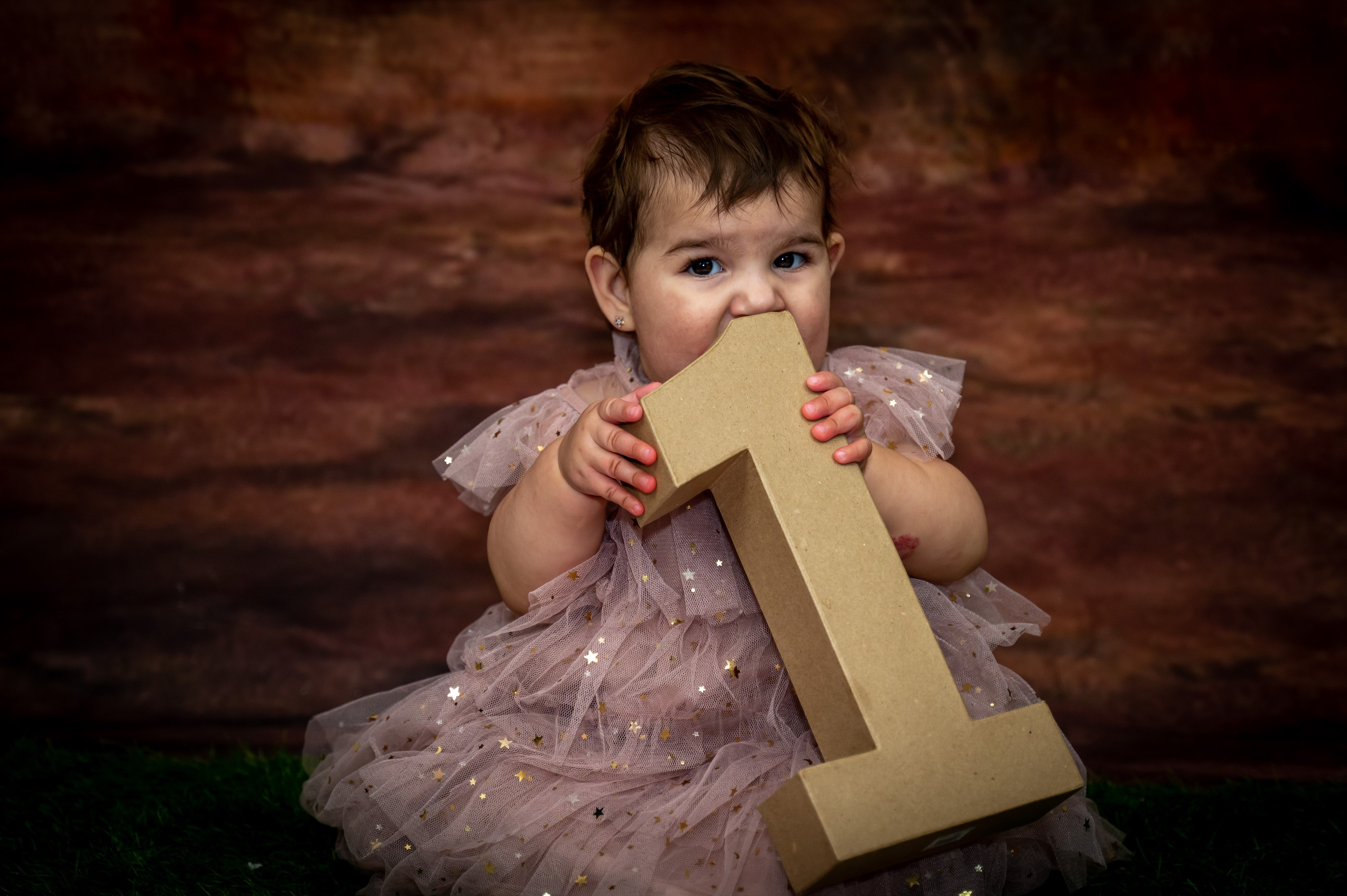 Smash the cake. Lucia Adam Family Photography