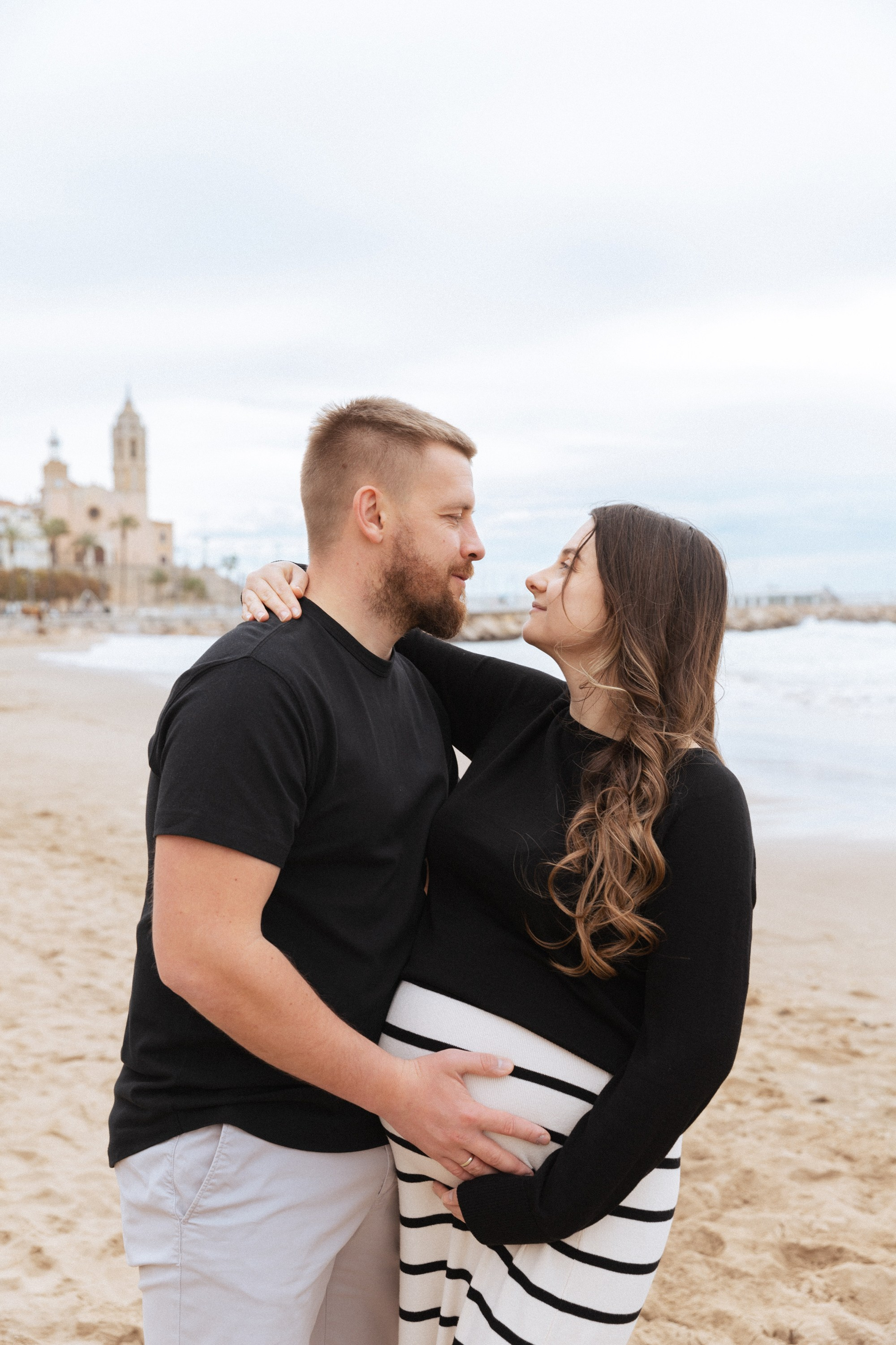 Pregnancy. Fotógrafa en Barcelona Sitges Kateryna Shelkovnikova