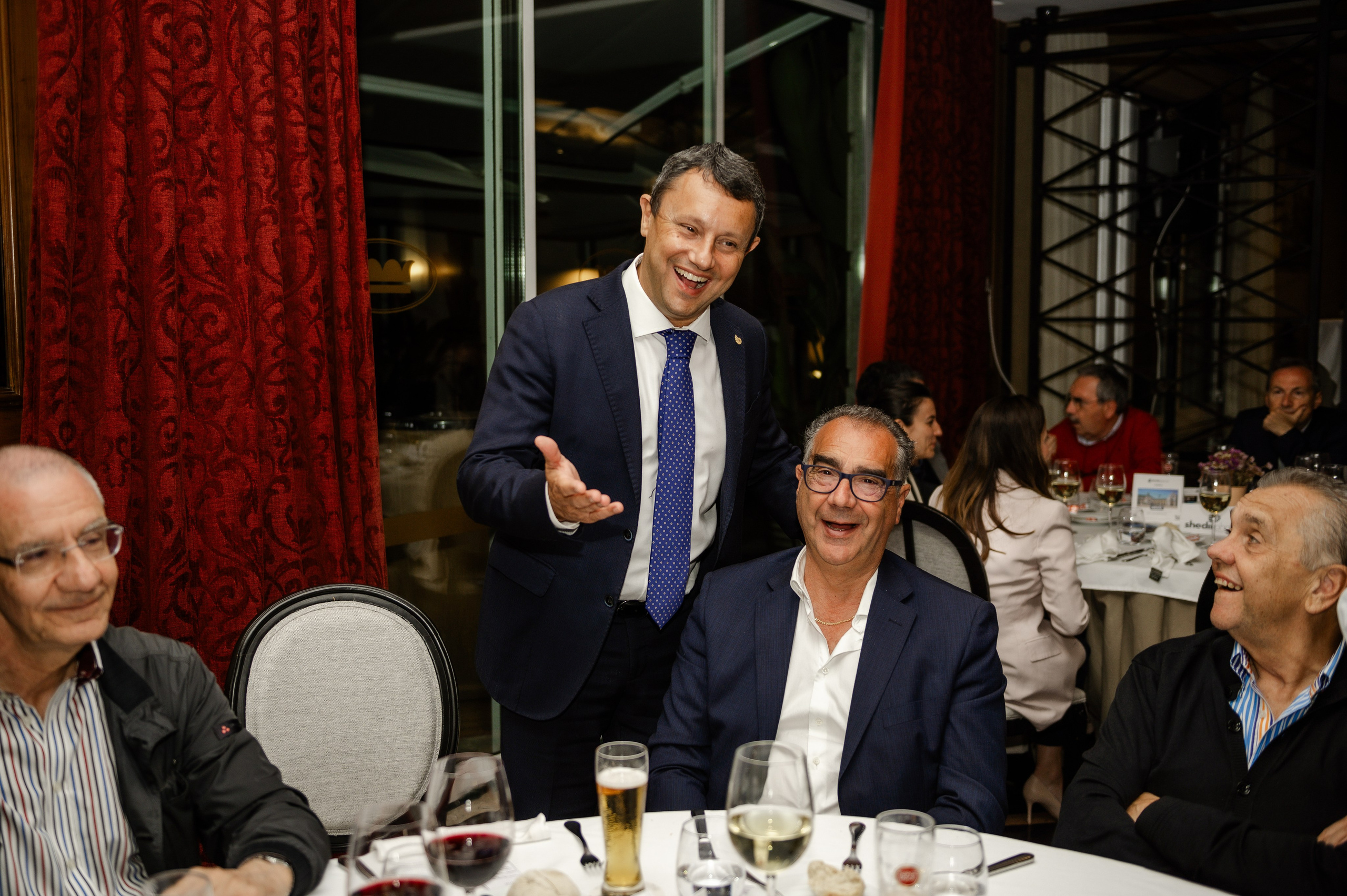 Corporate party at the restaurant — Pharma. Ваш фотограф в Лиссабоне — Анна Белова