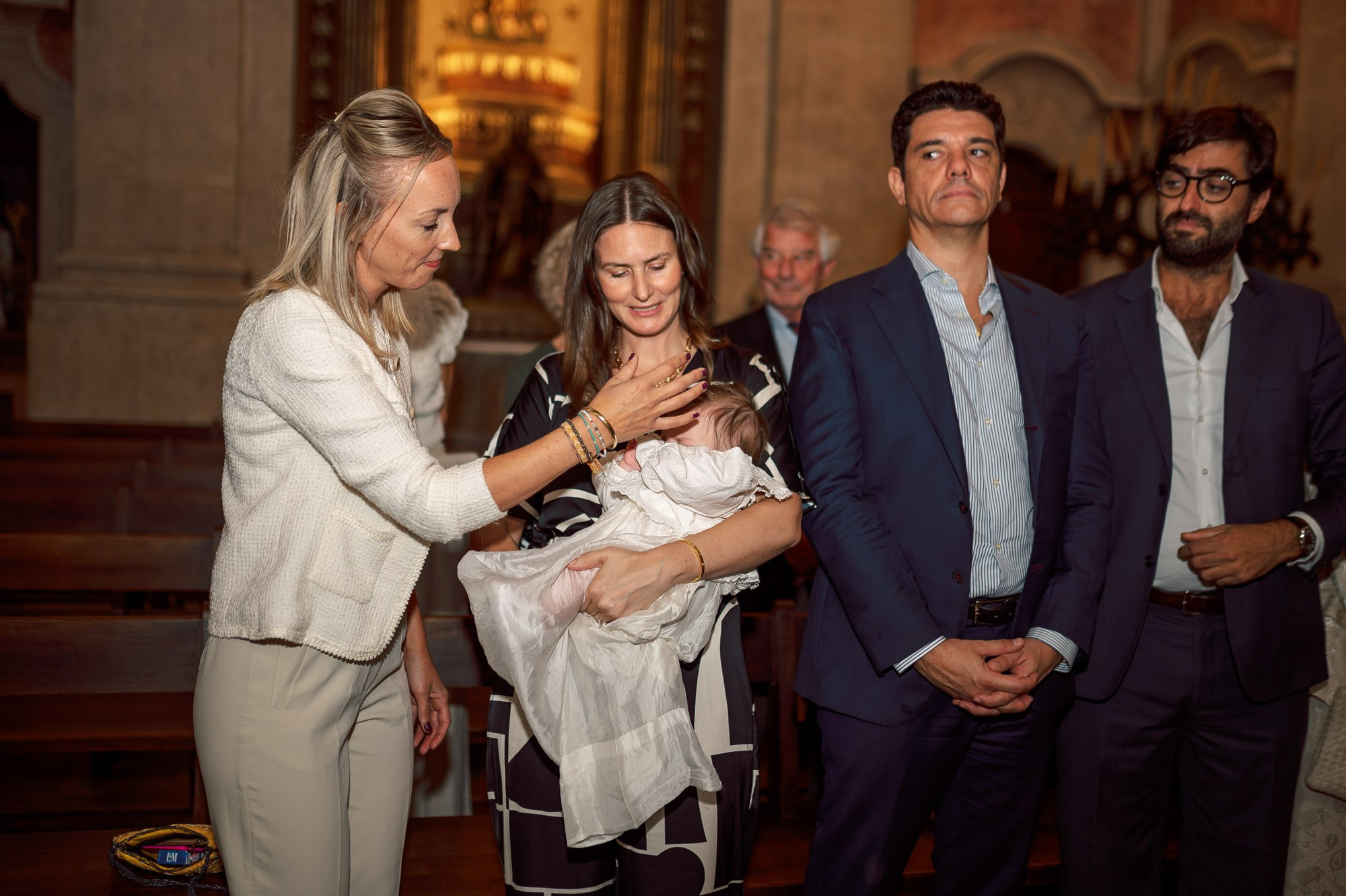 photography of a Catholic baptism in Lisbon
