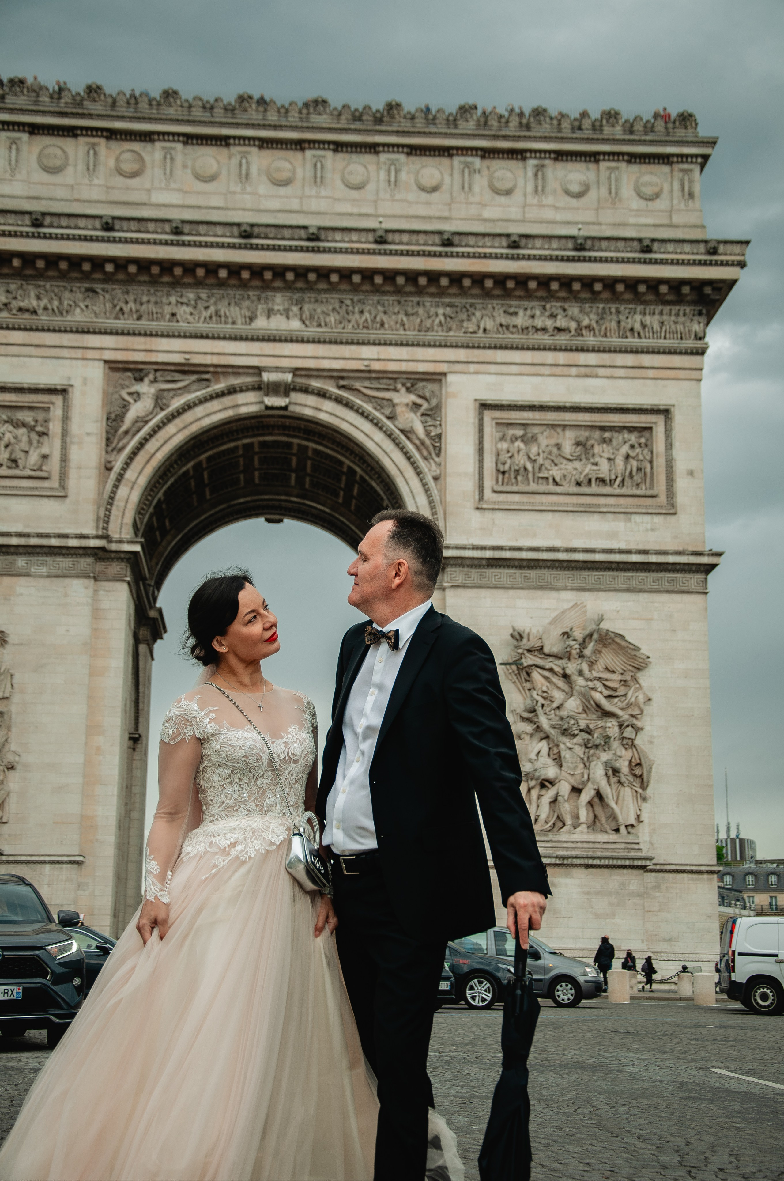 Wedding anniversary photoshoot. Paris photographer — Polina Osipova