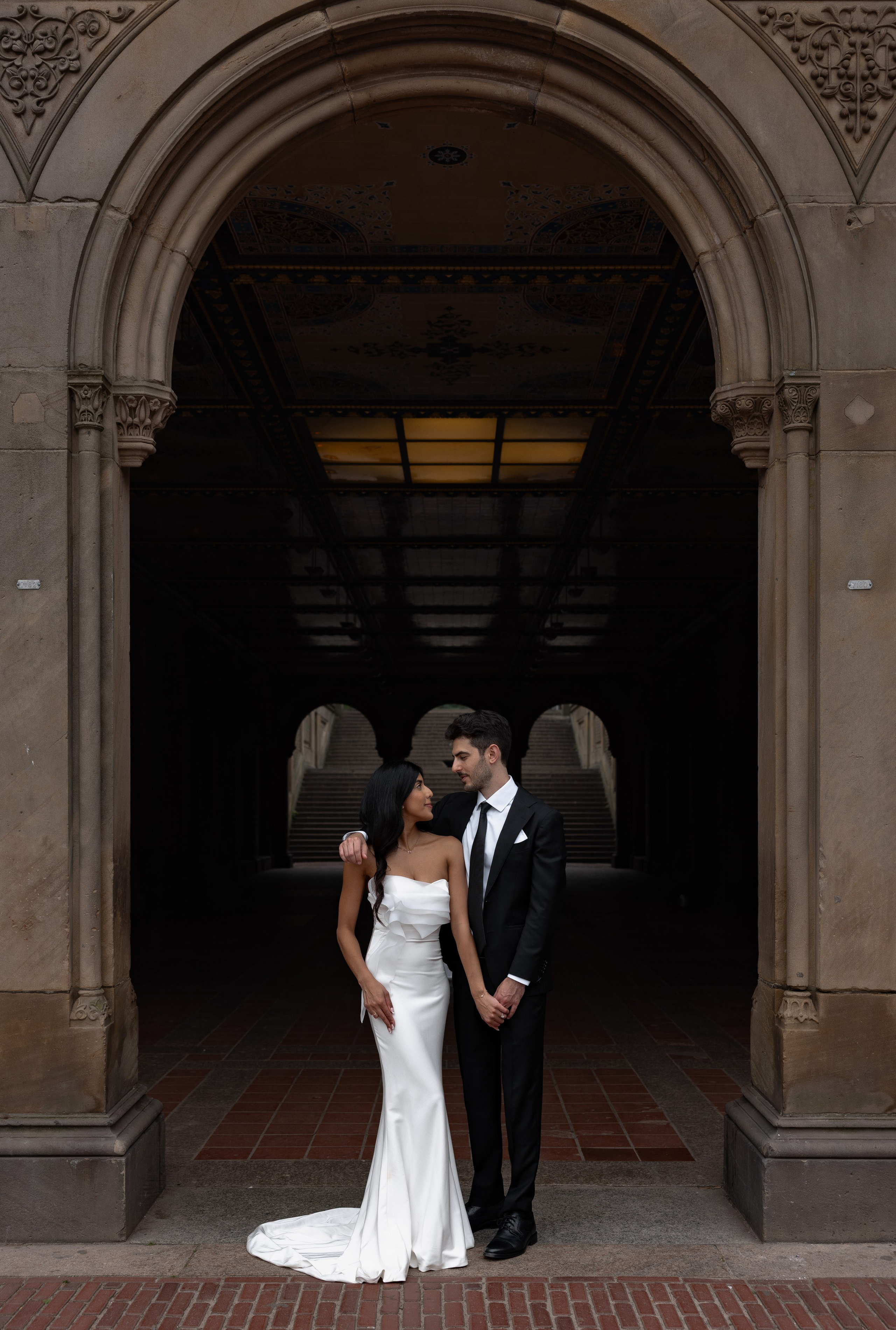 Engagement in Central Park. Photographer Anastasia Nagibina