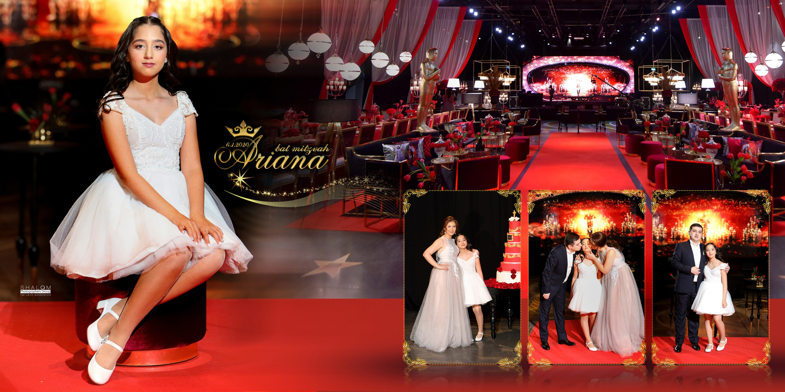 Bat Mitzvah Ariana. Wedding and events photographers Studio Shalom