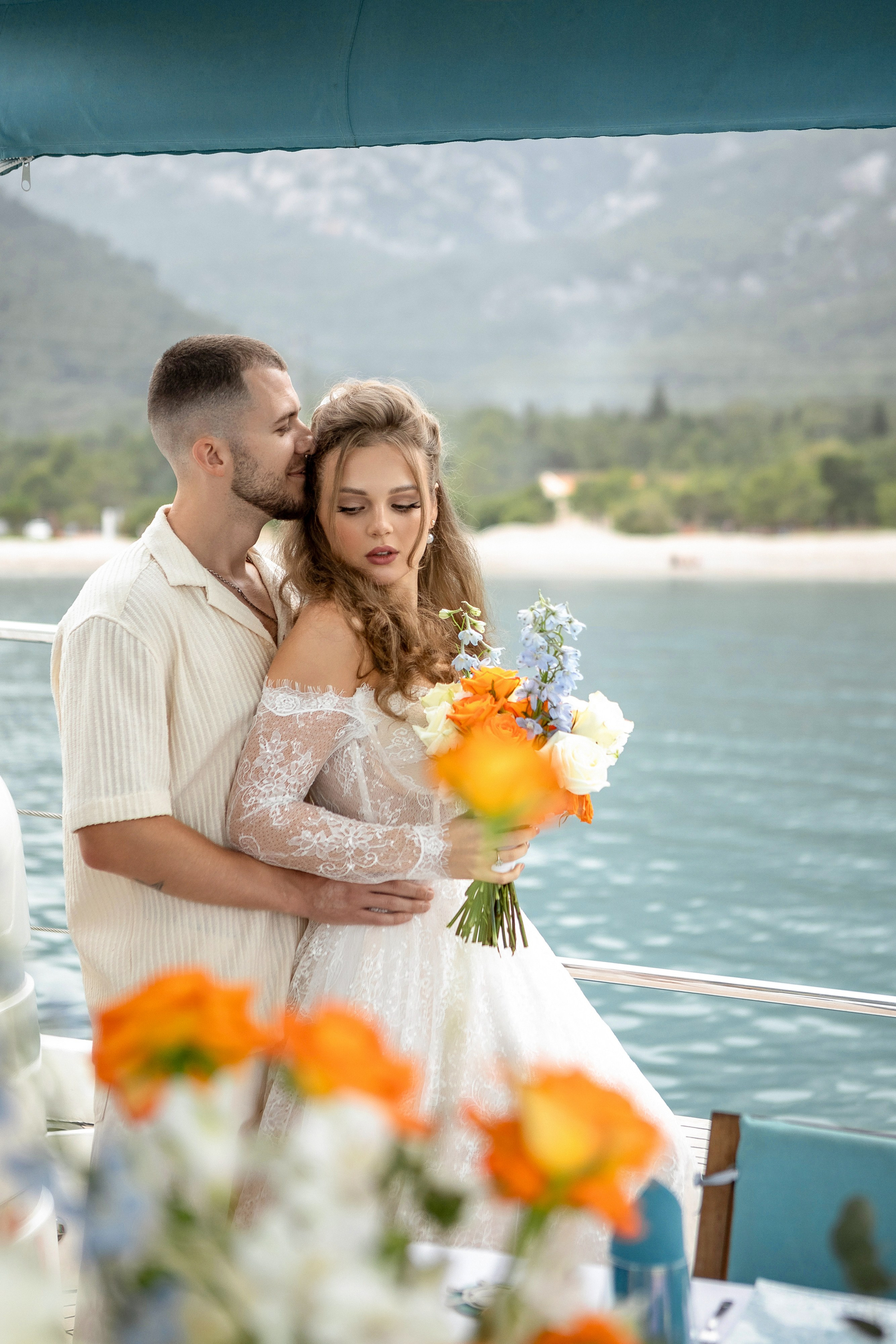 Свадьба на яхте. Фотограф в Анталии, Кемере и Белеке