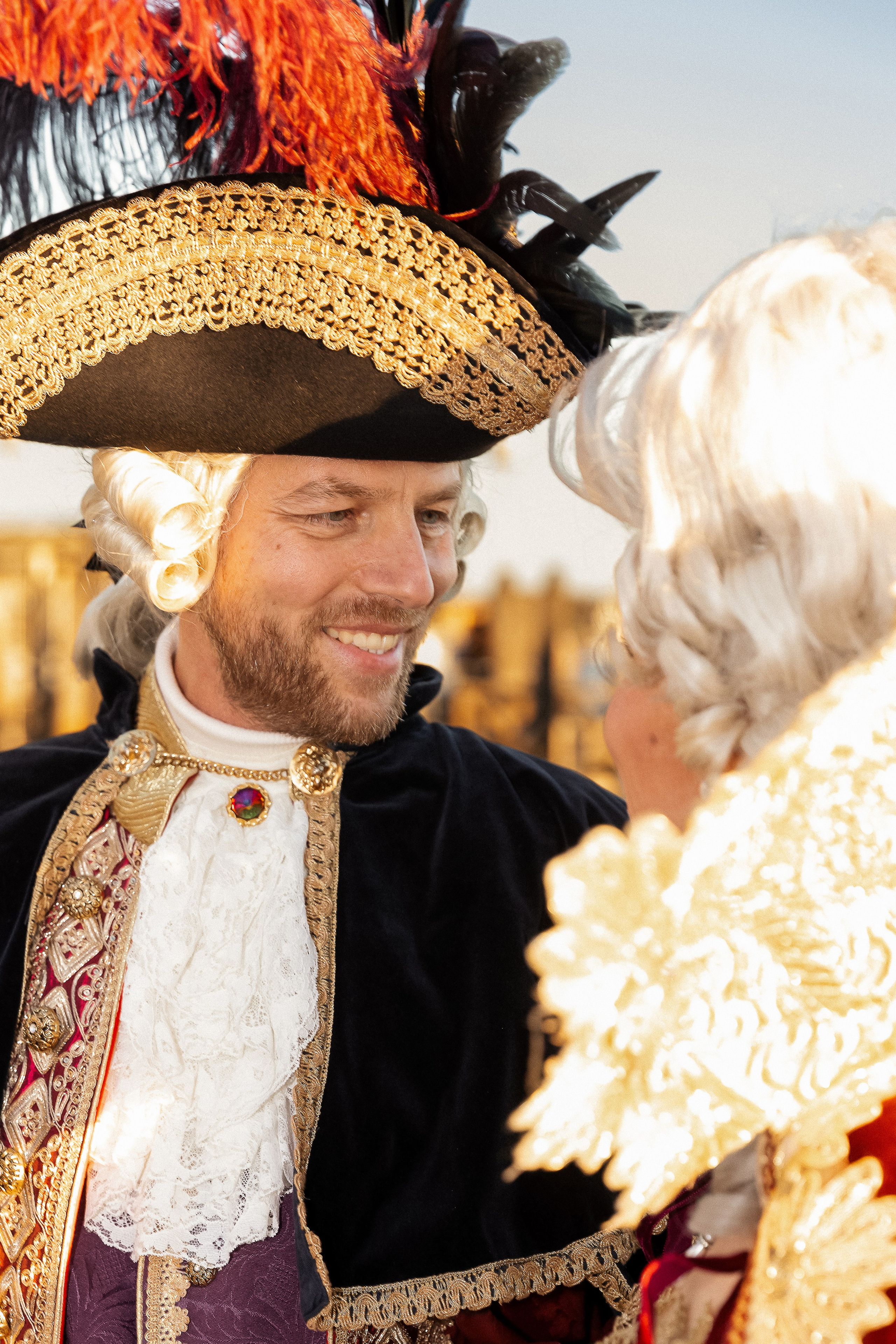 Aleksandr & Ekaterina in venetian carnival