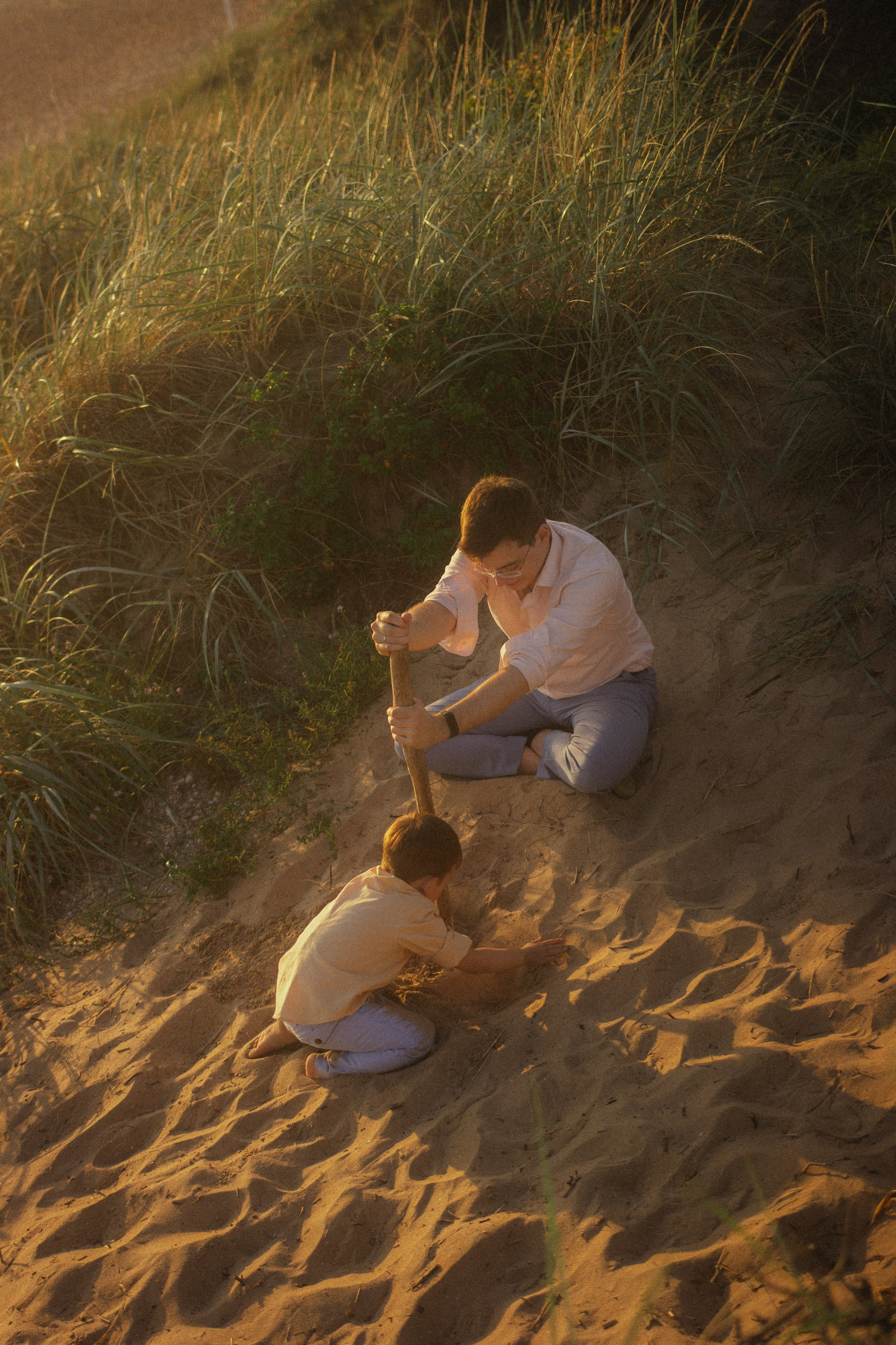 Warm evening in Falkenberg. Photographer in Gothenburg Aleksandra Stroganova