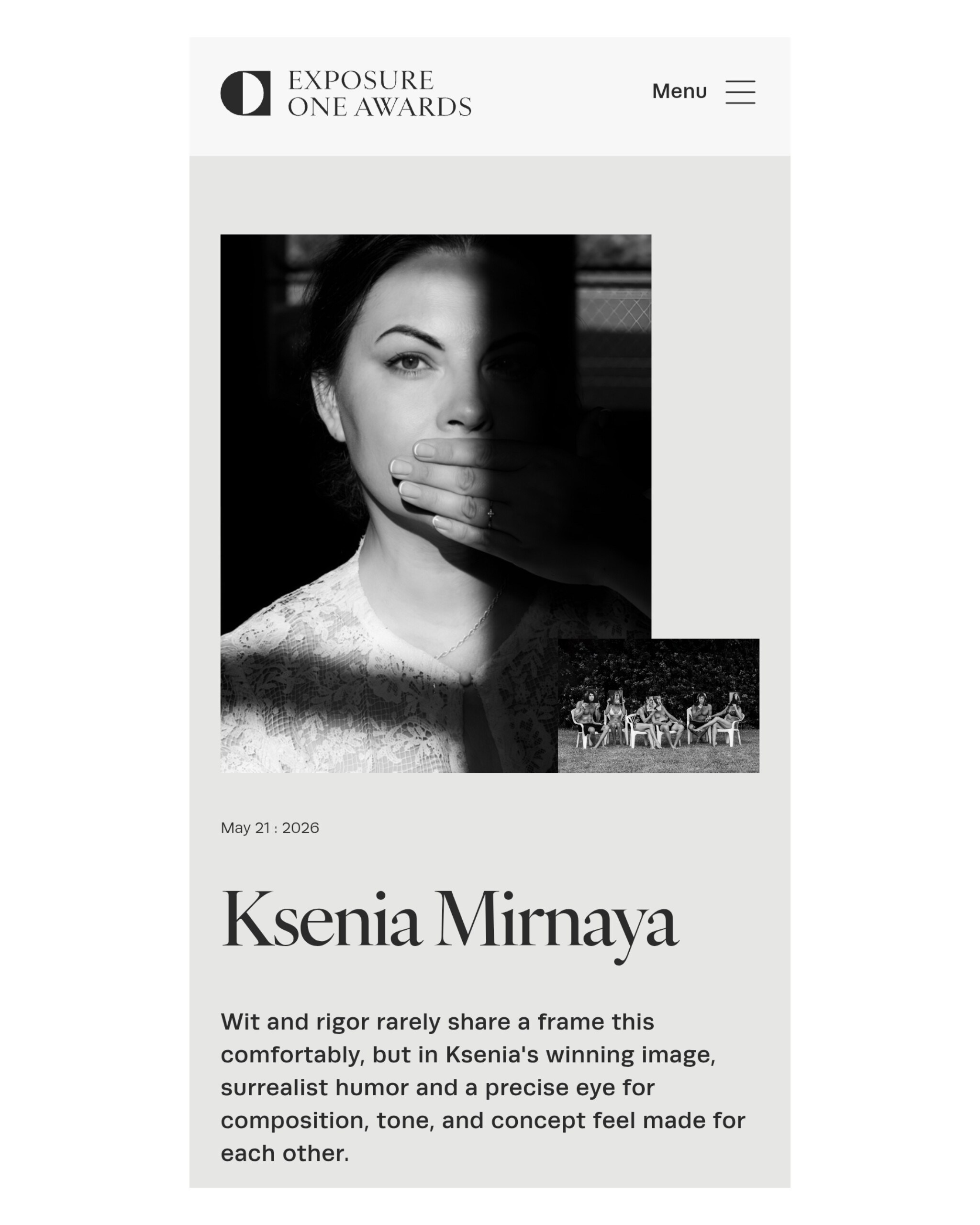 Exposure One Awards. Ксения Мирная — Фотограф, с которым вы напишете вашу историю…